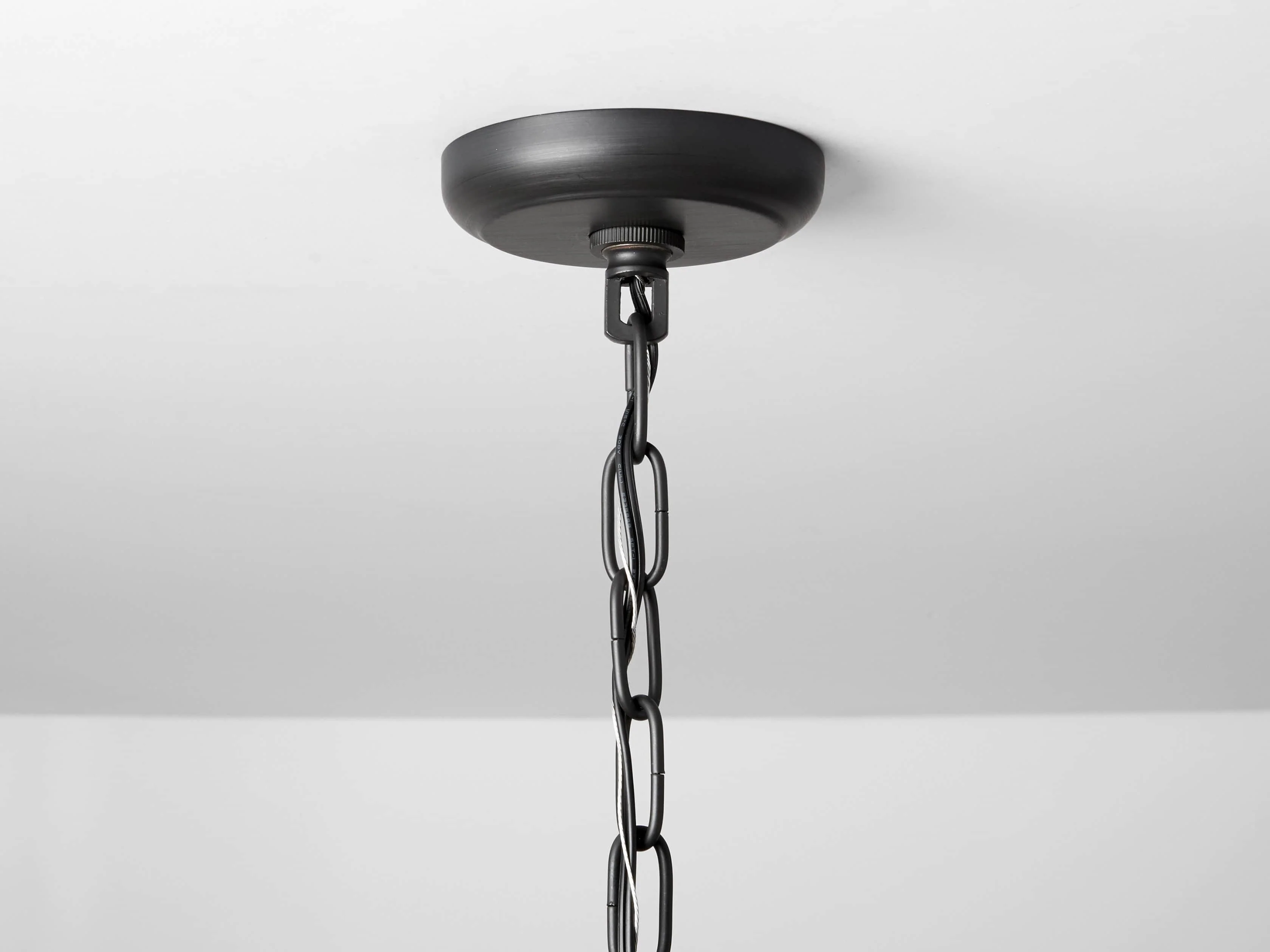 Garnet Hand Forged Cage Chandelier - Image 9