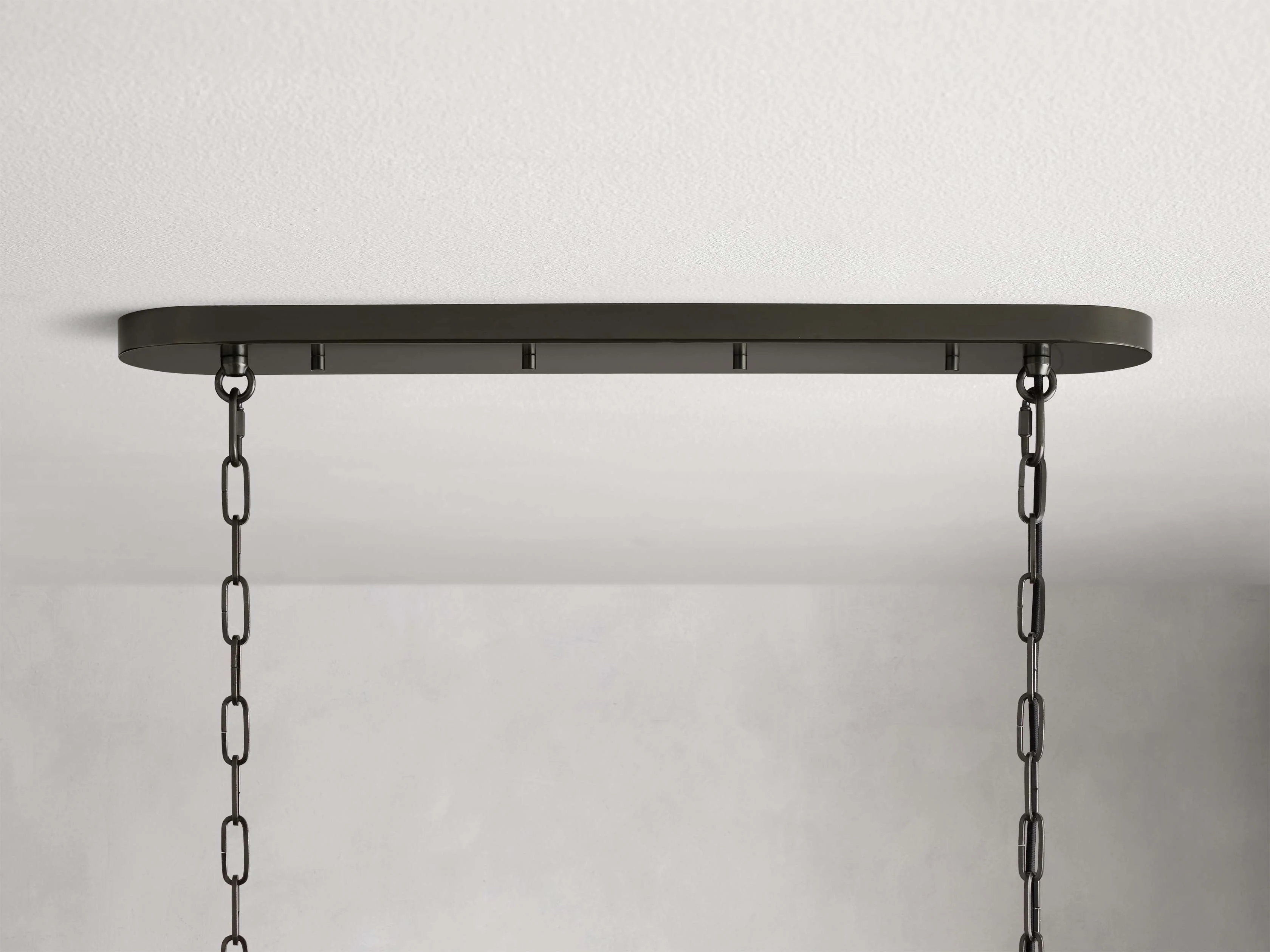 Ghiaccio Rippled Glass Oval Chandelier - Image 25