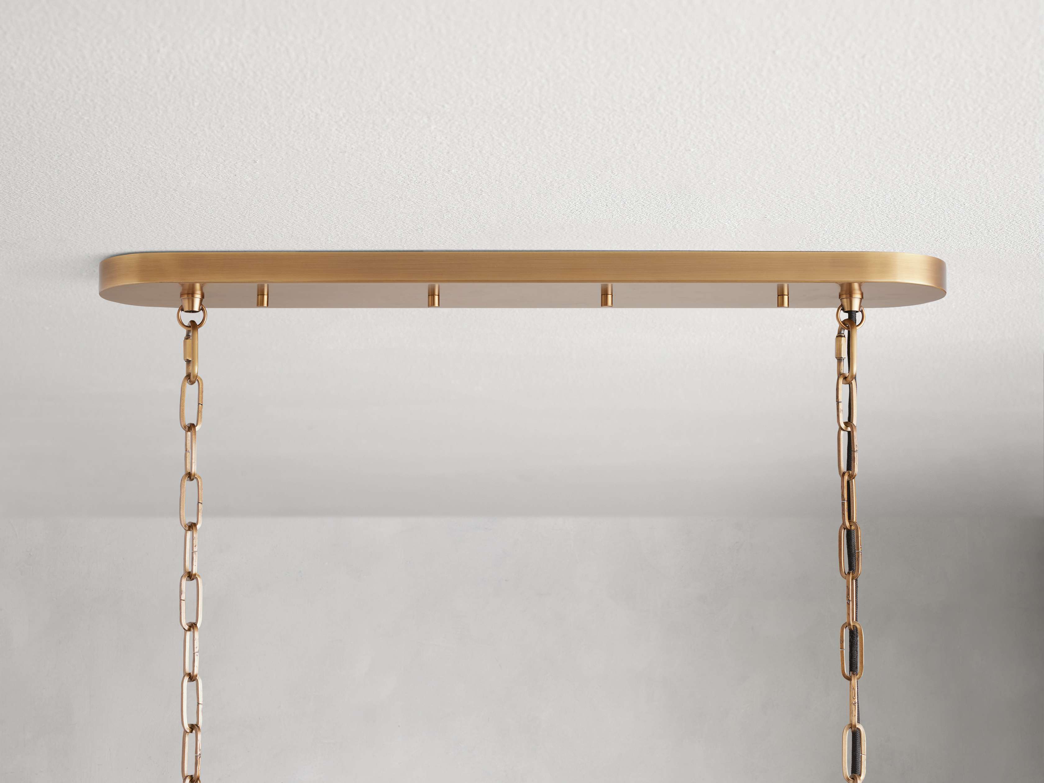Ghiaccio Textured Glass Oval Chandelier - Image 11