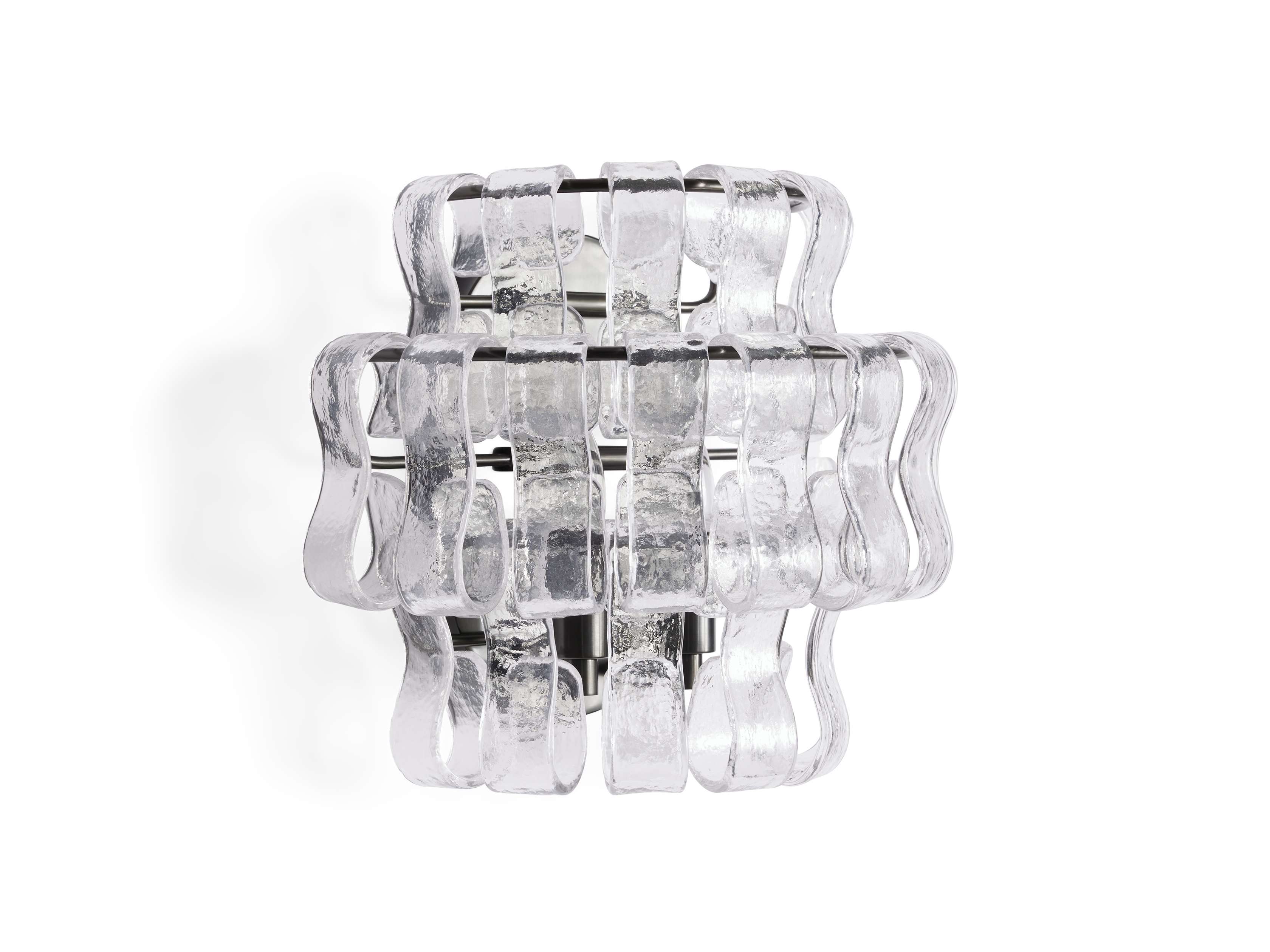 Ghiaccio Textured Glass Wall Sconces - Image 17