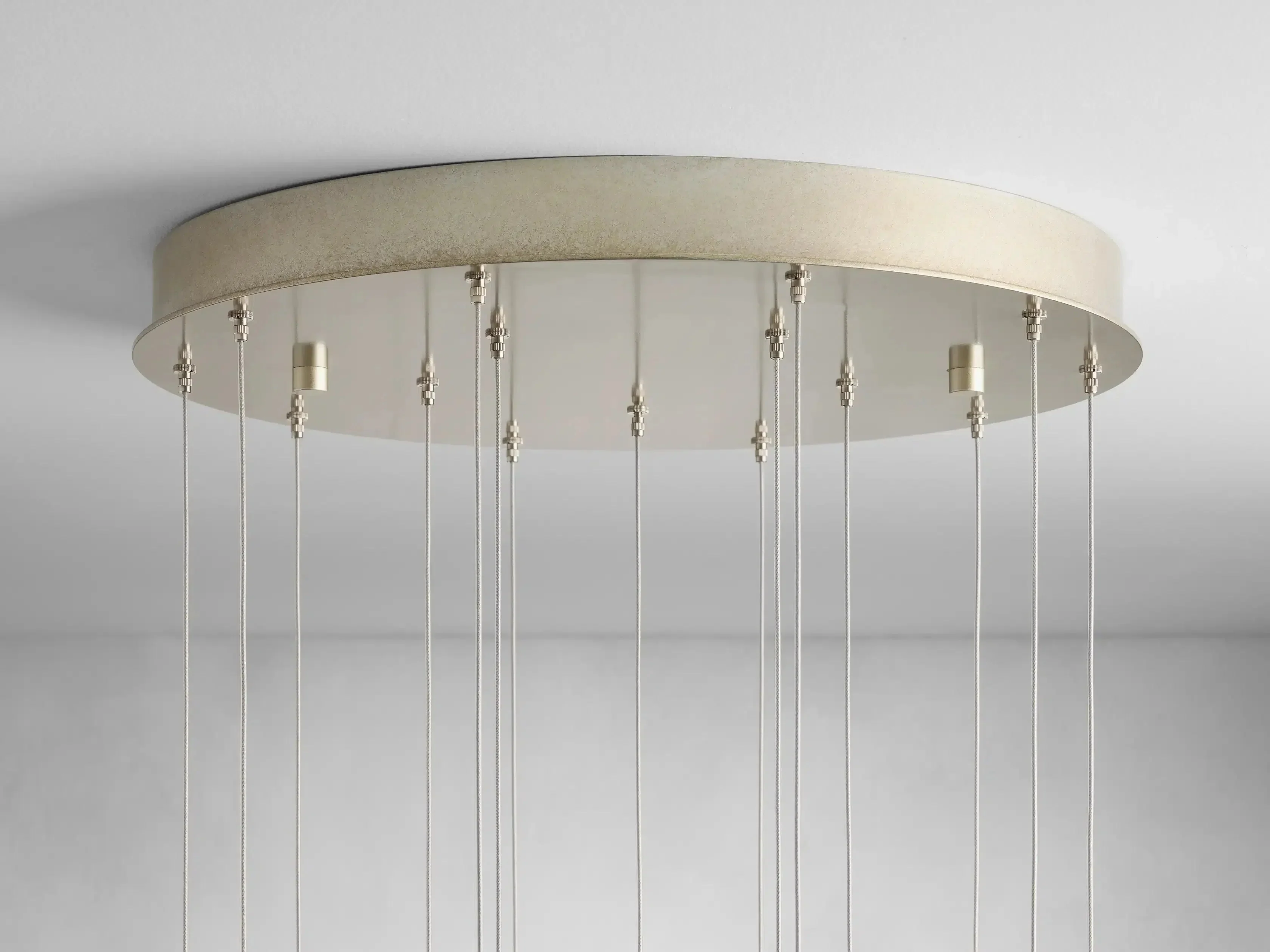 Gianna Selenite Cascade Round Chandelier - Image 3
