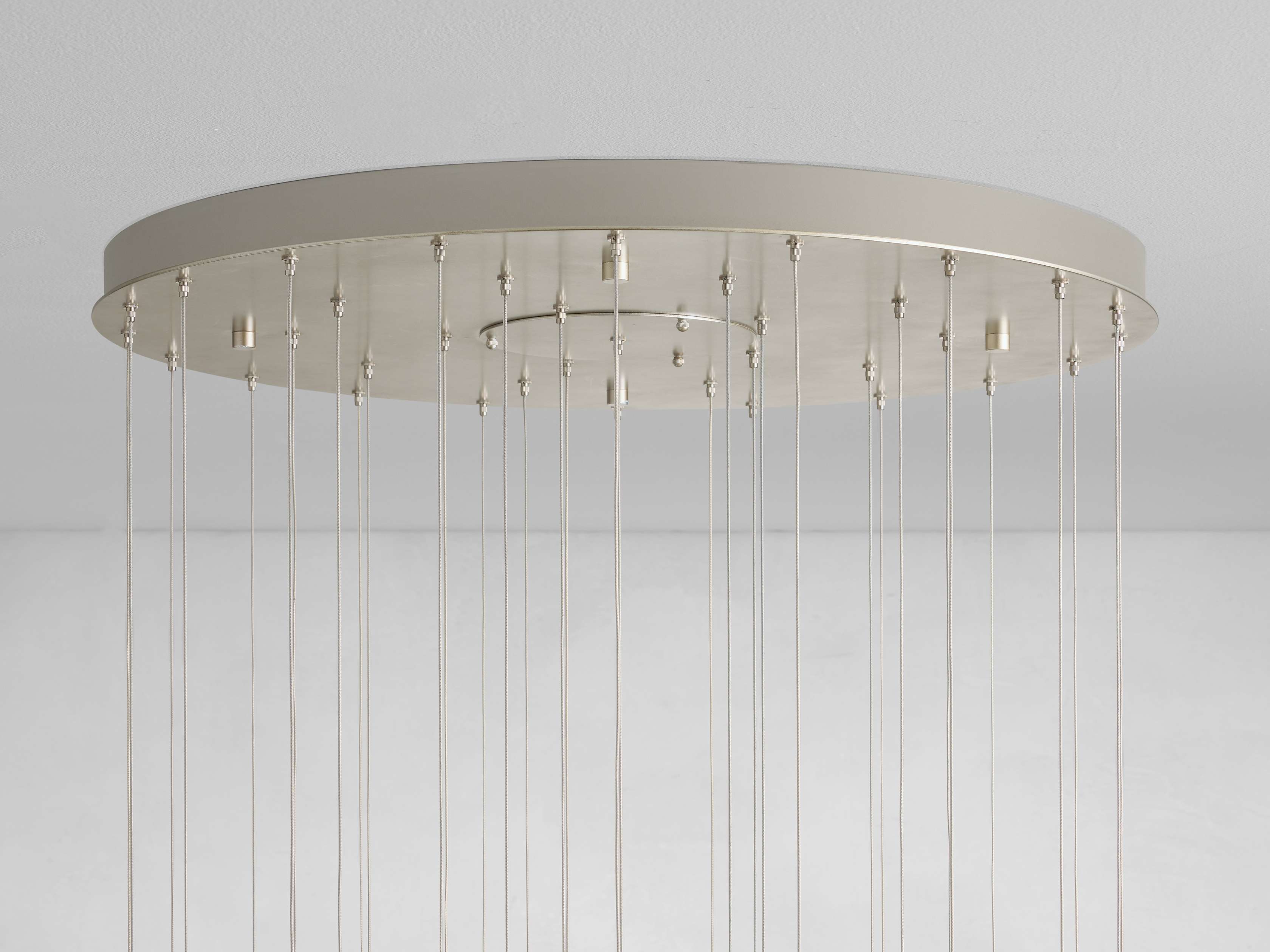 Gianna Selenite Cascade Round Chandelier - Image 9