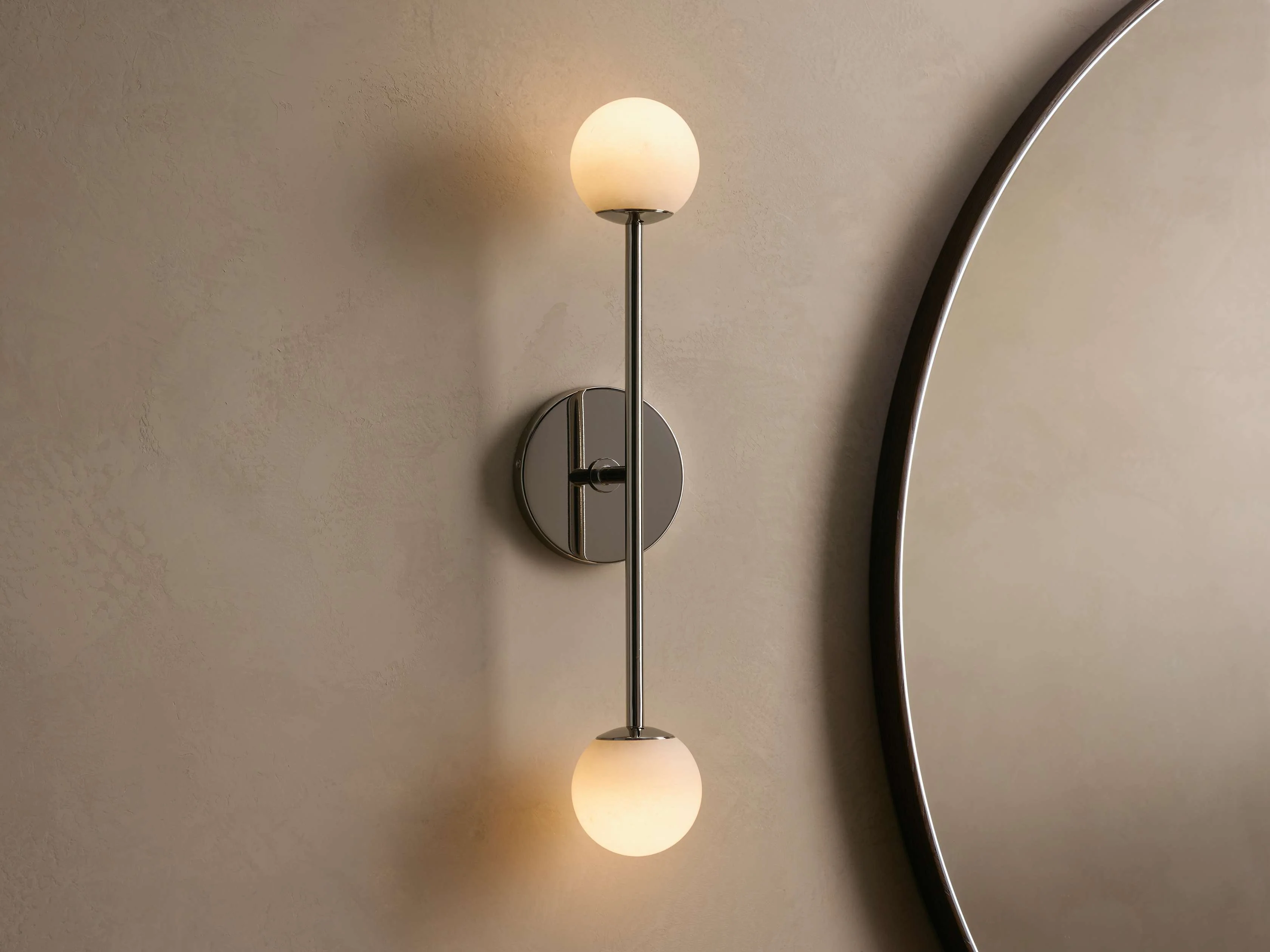 Girouette Alabaster Vein Wall Sconce - Image 10