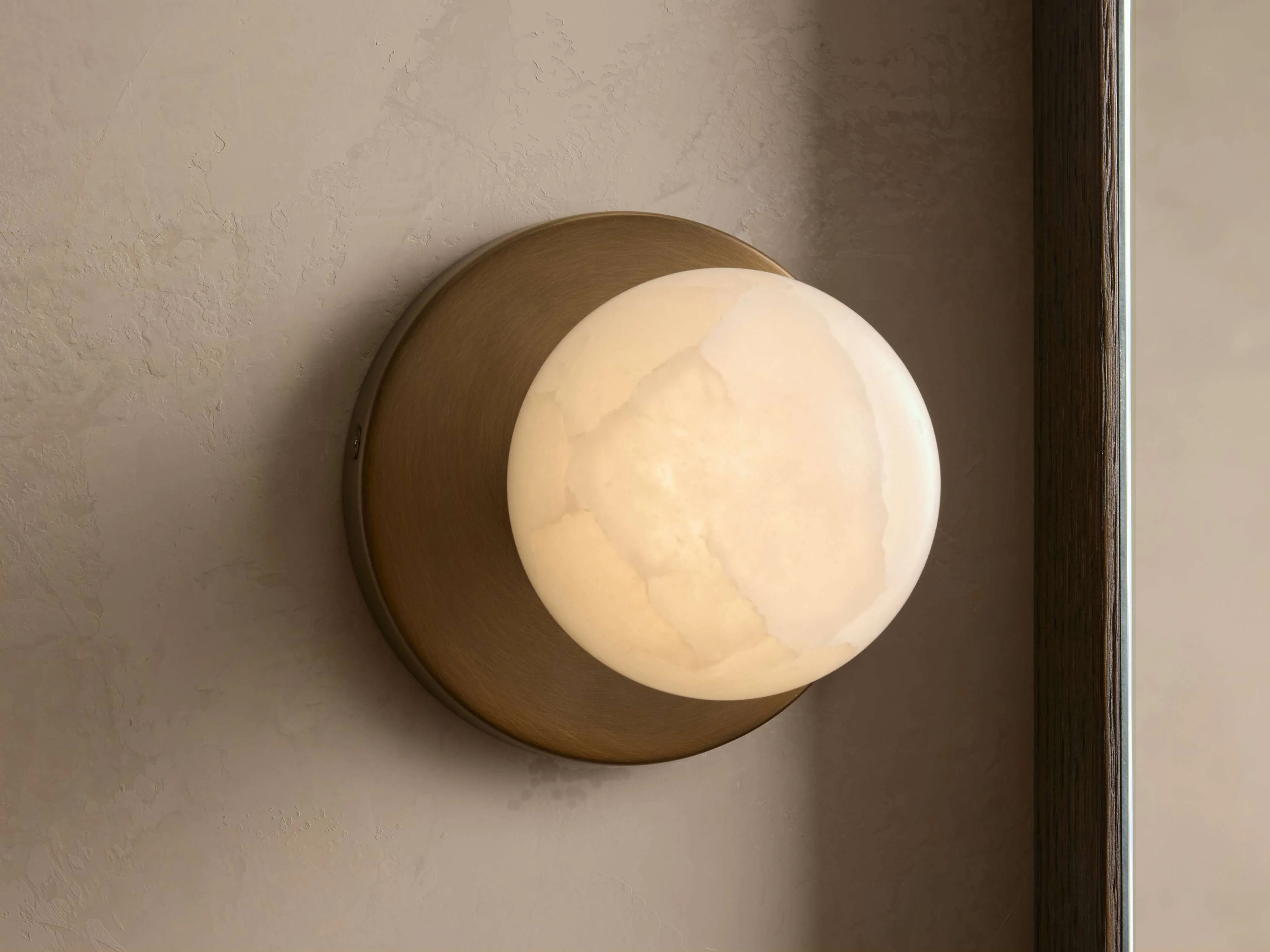 Girouette Alabaster Vein Wall Sconce - Image 2