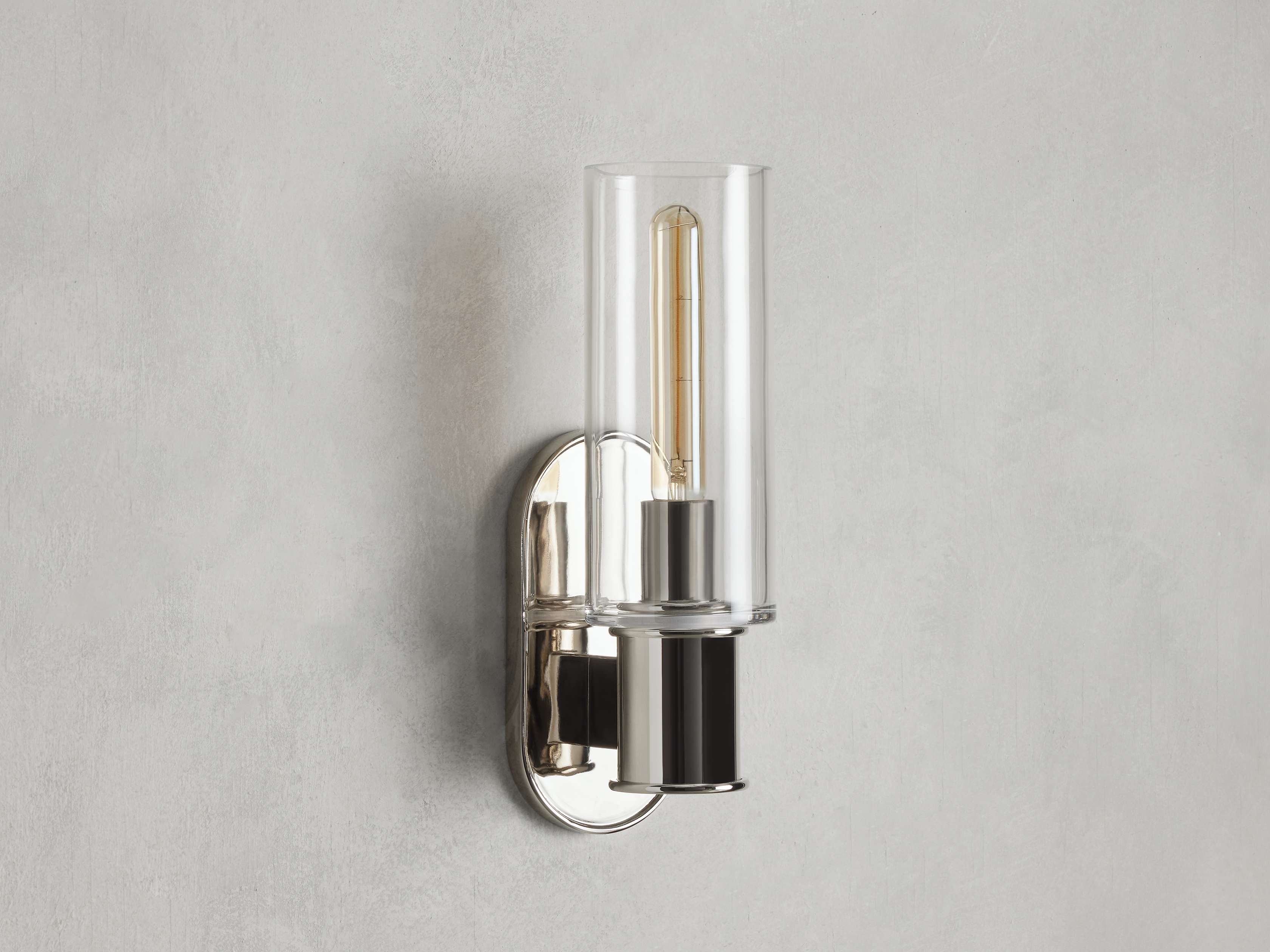 Harlin Clear Glass Wall Sconce - Image 10