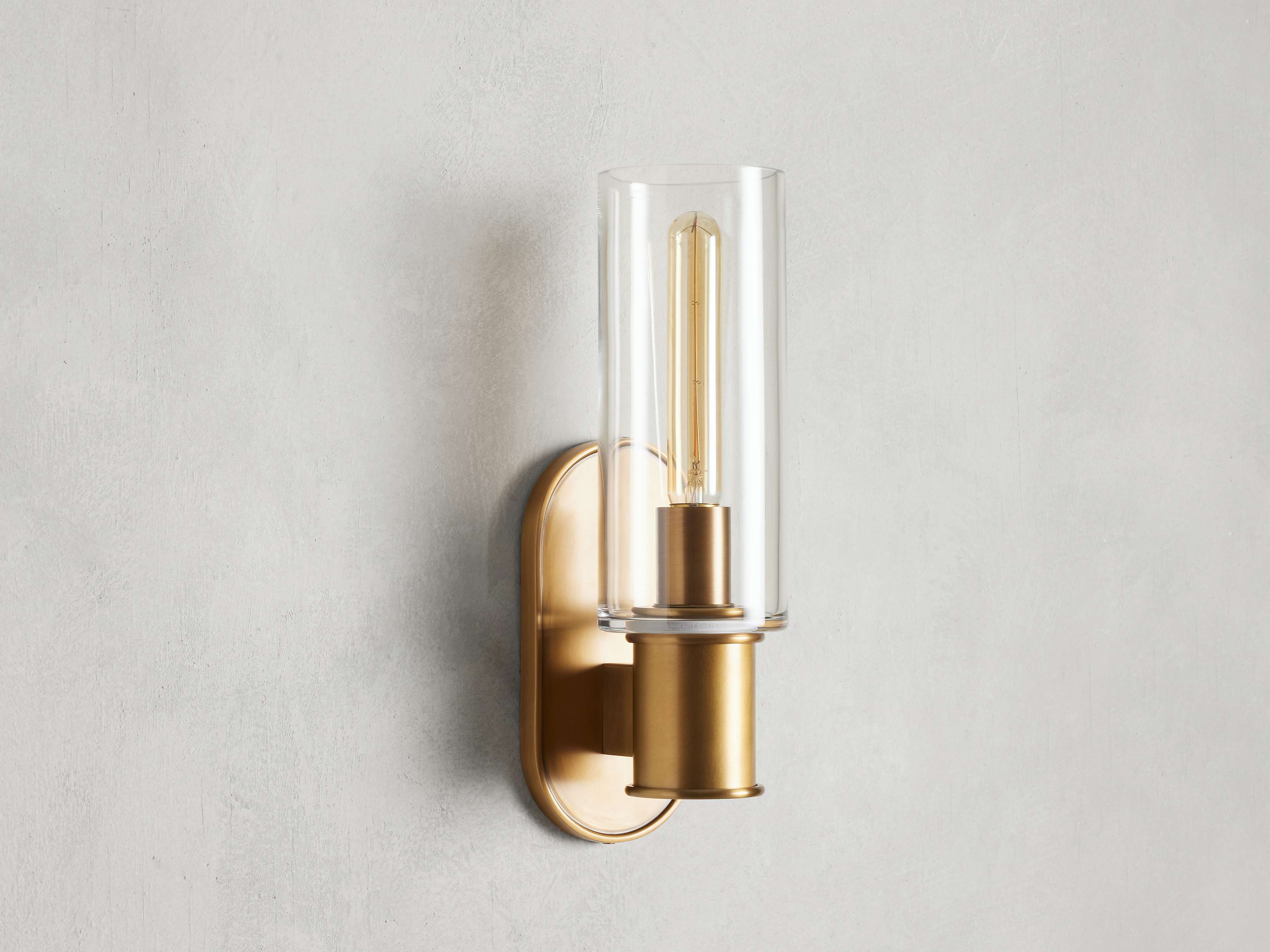 Harlin Clear Glass Wall Sconce - Image 2