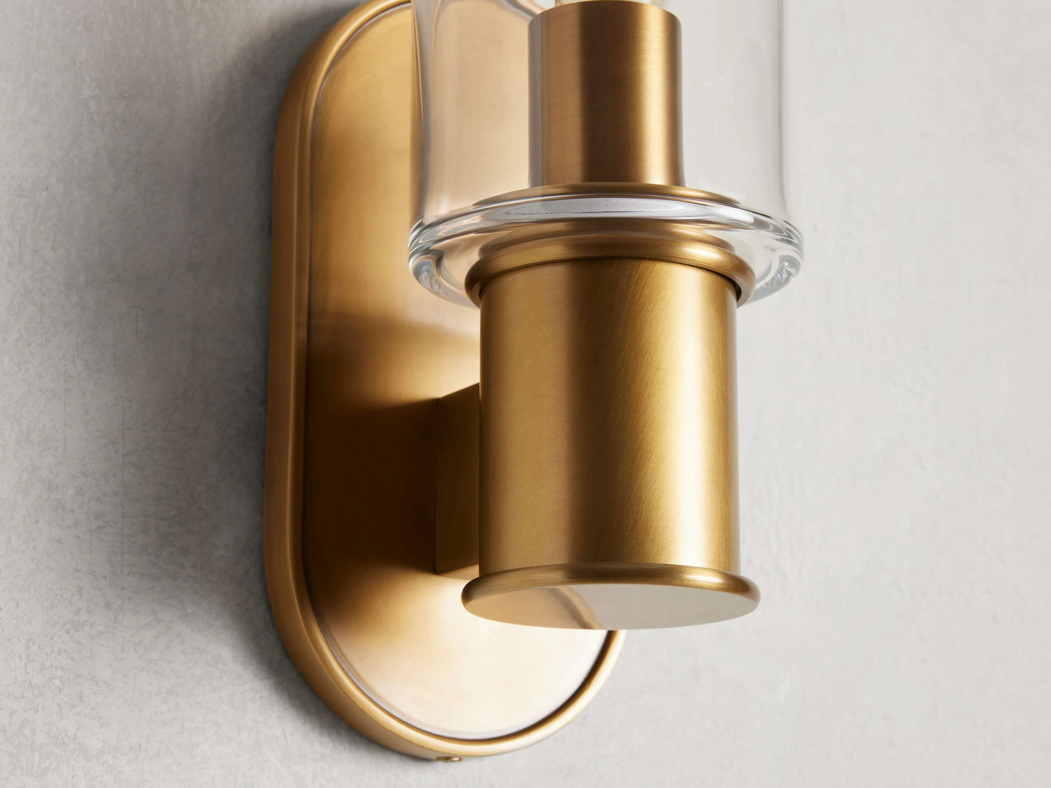 Harlin Clear Glass Wall Sconce - Image 3
