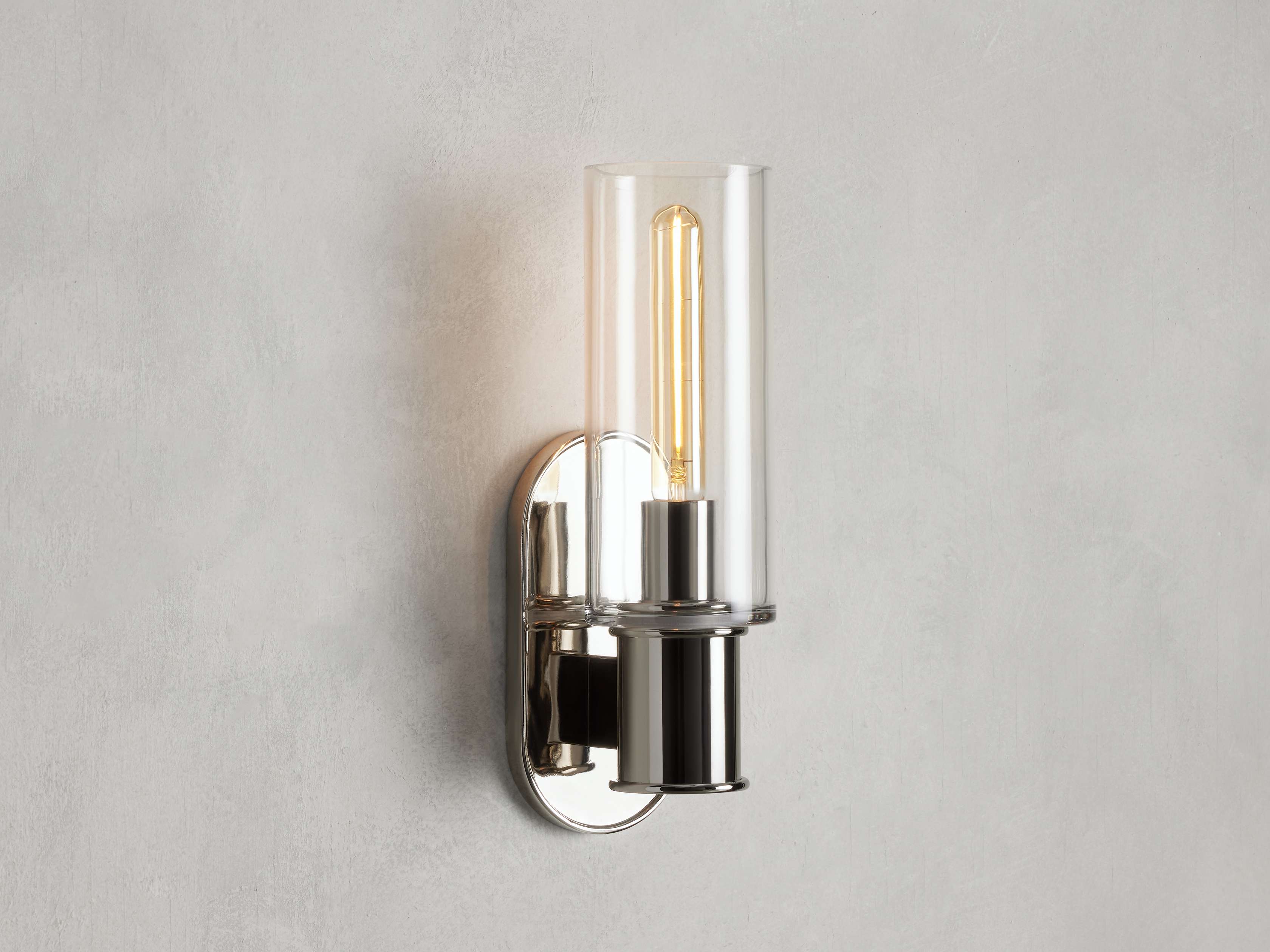 Harlin Clear Glass Wall Sconce - Image 9