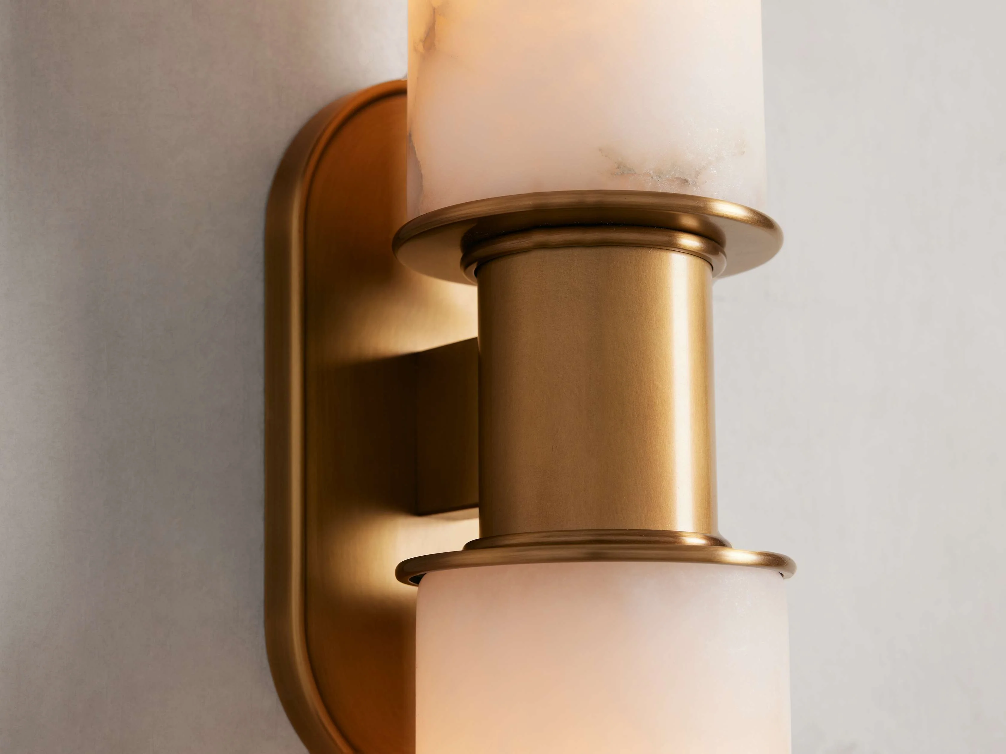 Harlin Sculpted Alabaster Wall Sconce - Image 15