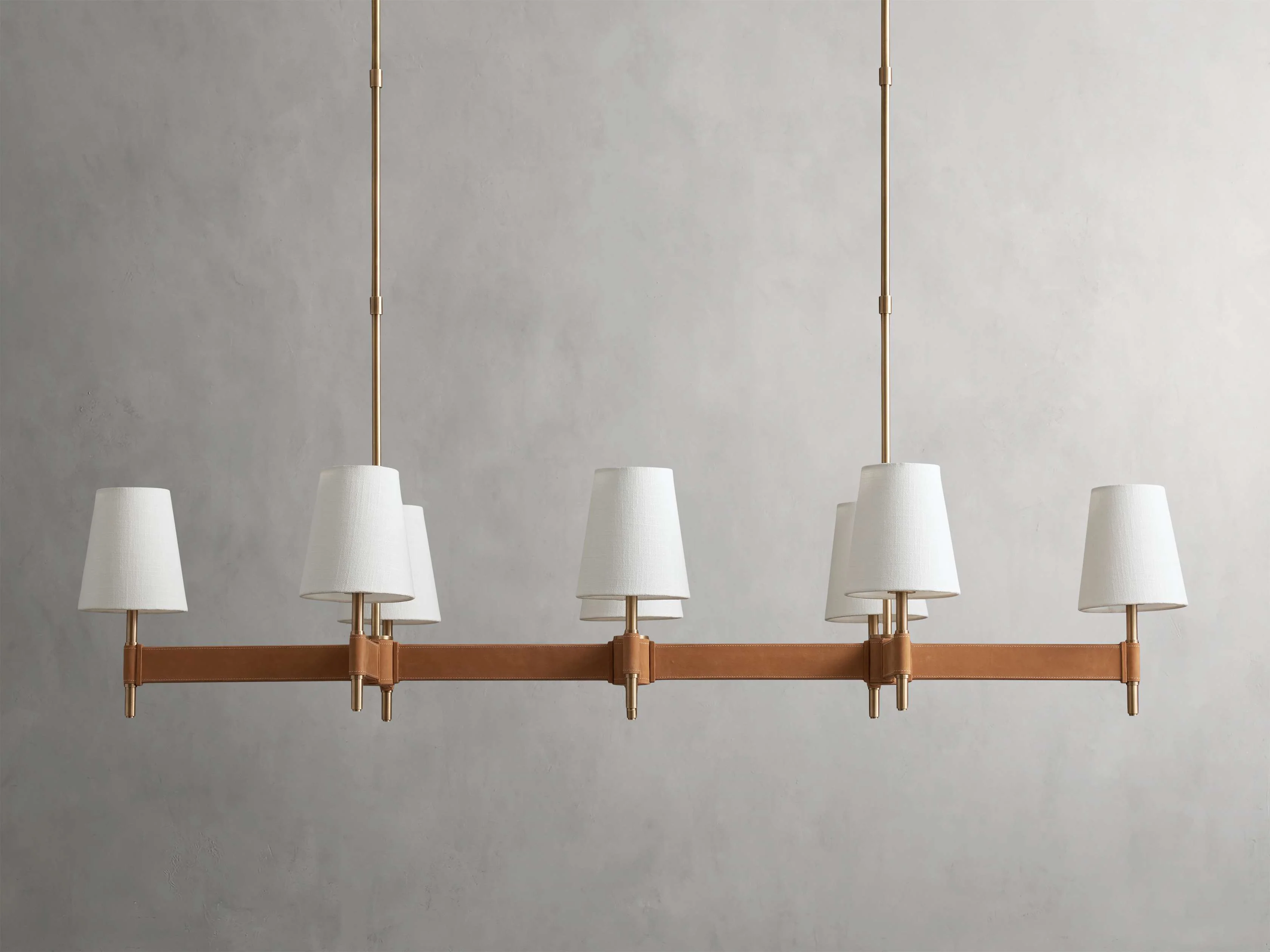 Hastings Midcentury Modern Linear Chandelier - Image 8