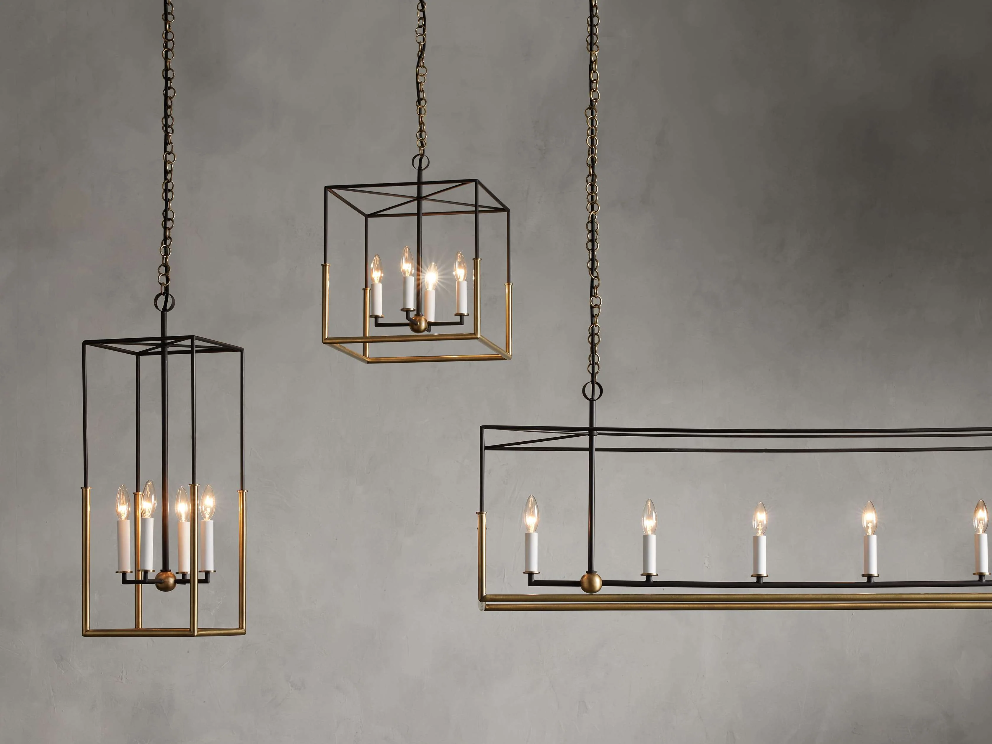 Holt Minimal Frame Linear Chandelier - Image 6