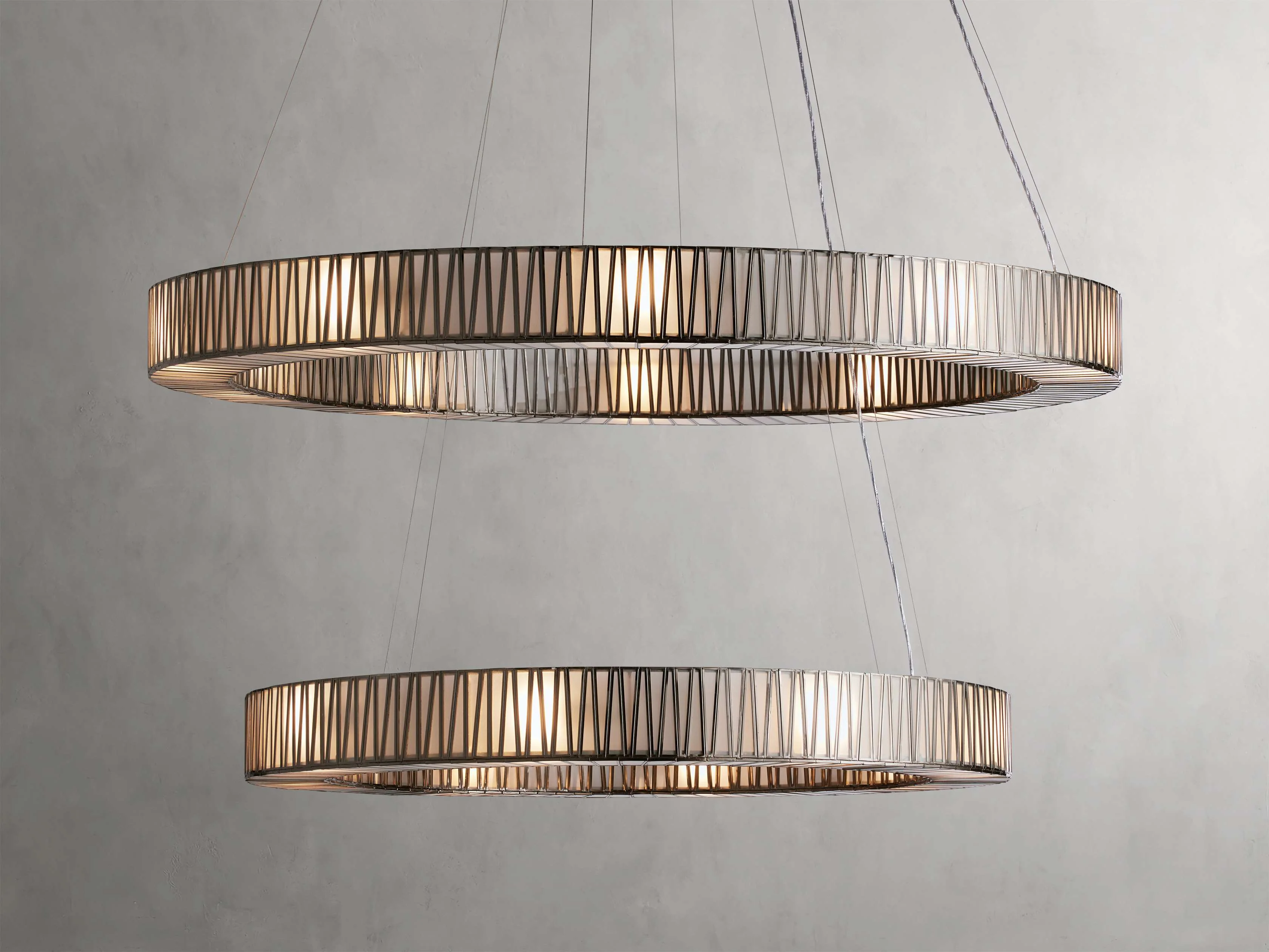 Jeunet Artisan Crafted Two-Tier Round Chandelier - Image 17