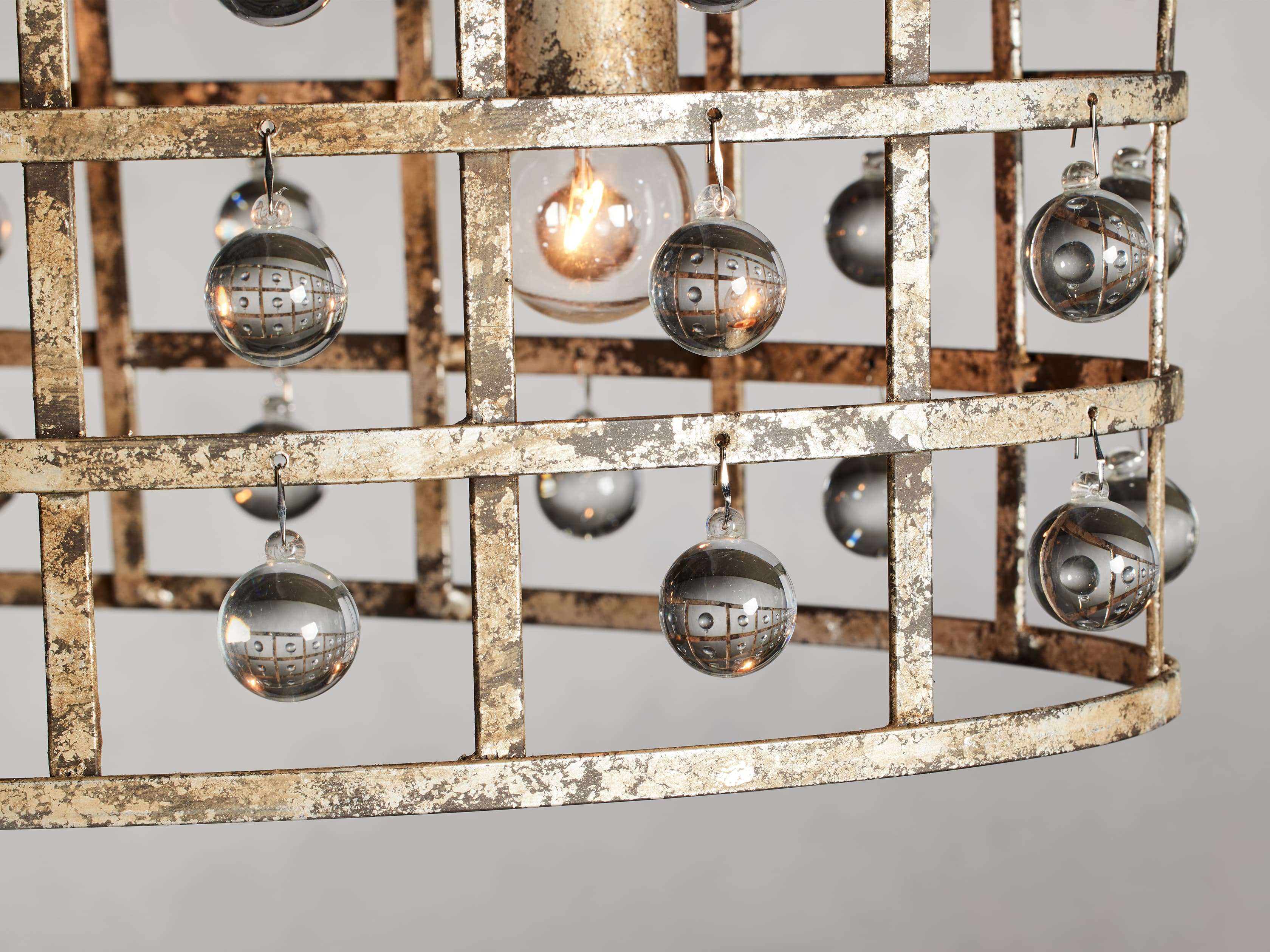 La Cage Astral Forge Oval Chandelier - Image 3