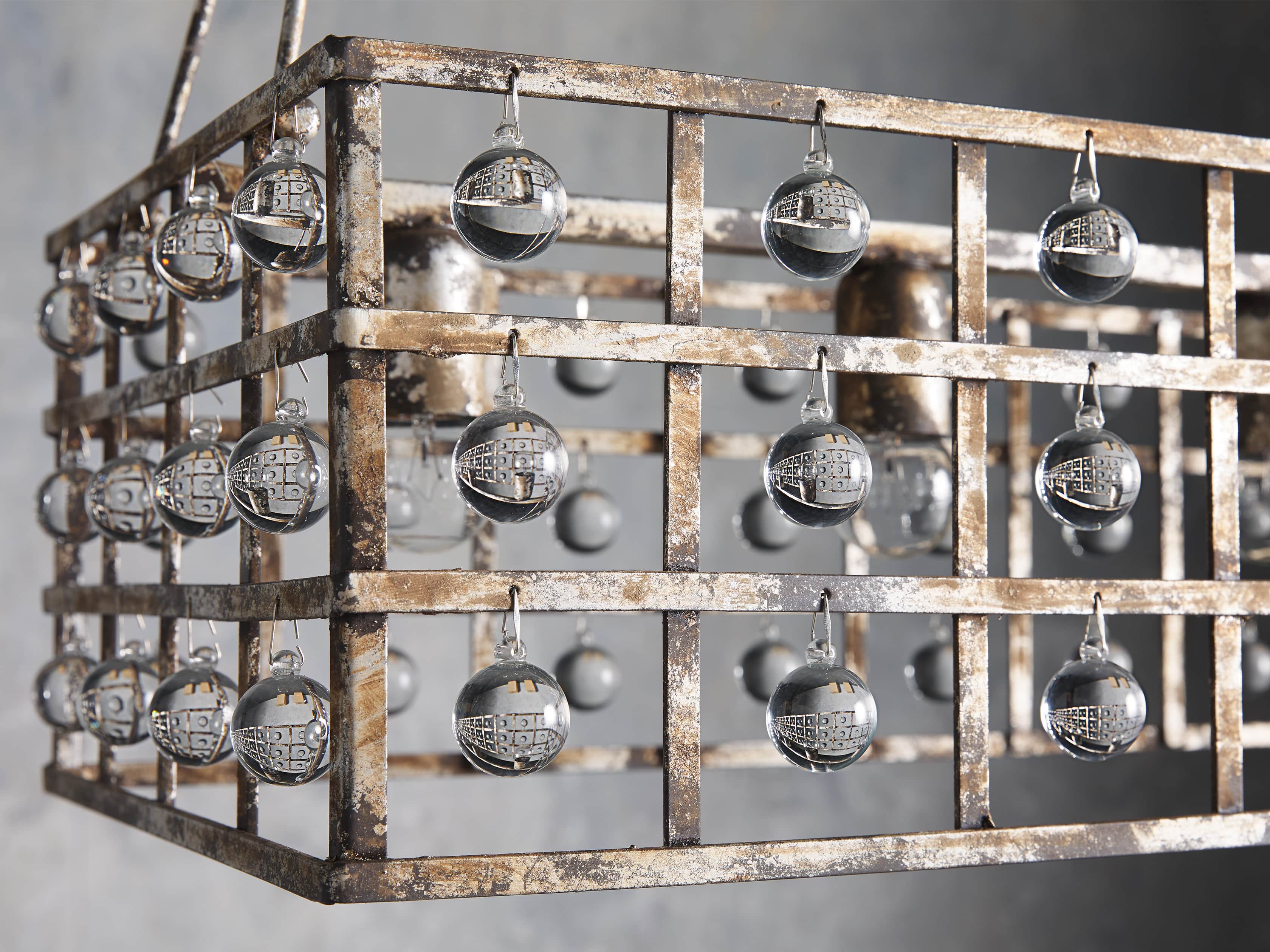 La Cage Astral Forge Rectangular Chandelier - Image 13