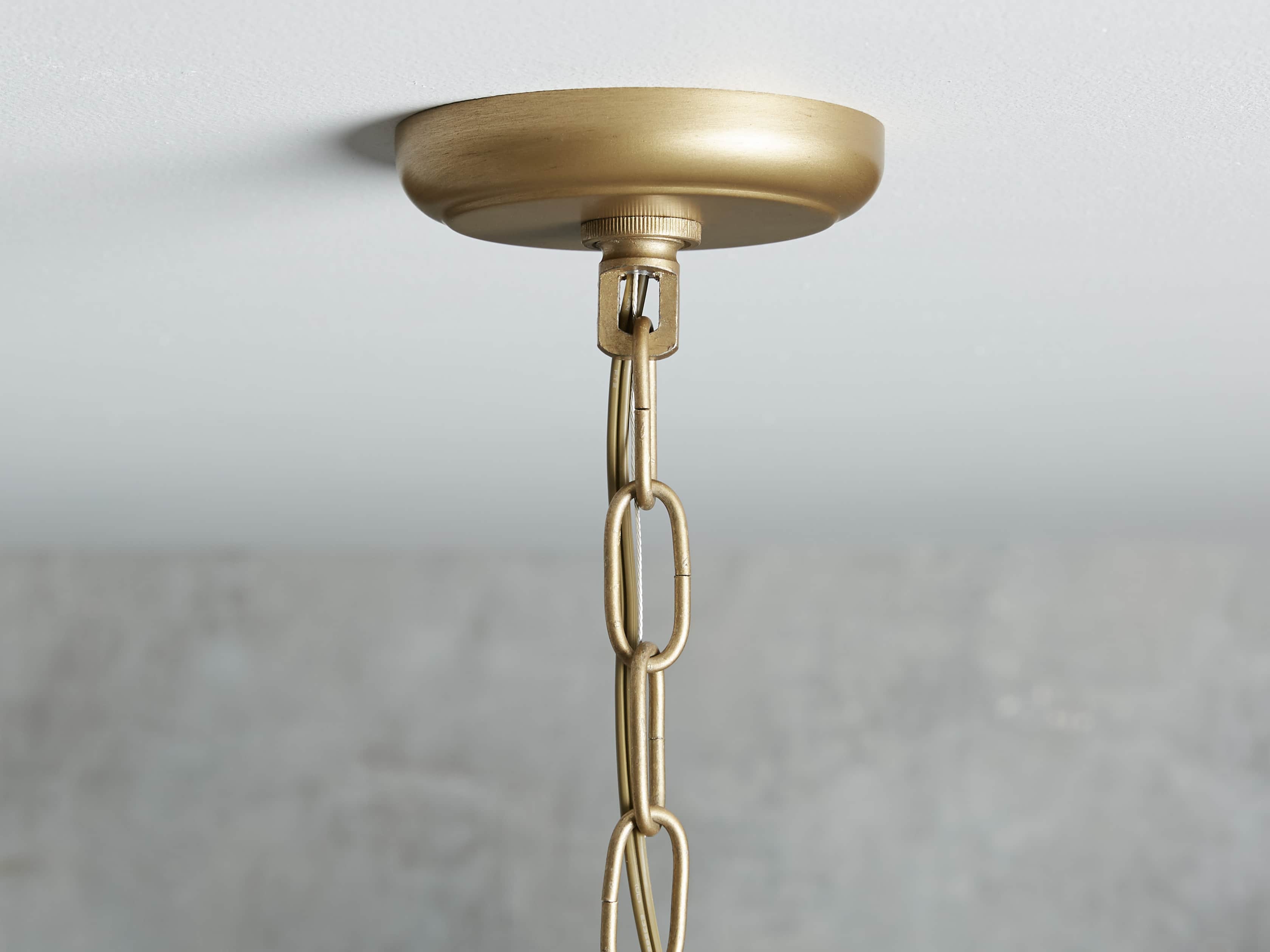 Leyland Faceted Deco Round Chandelier - Image 3