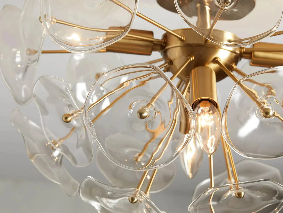 Lily Modern Floral Flush Mount - Image 3