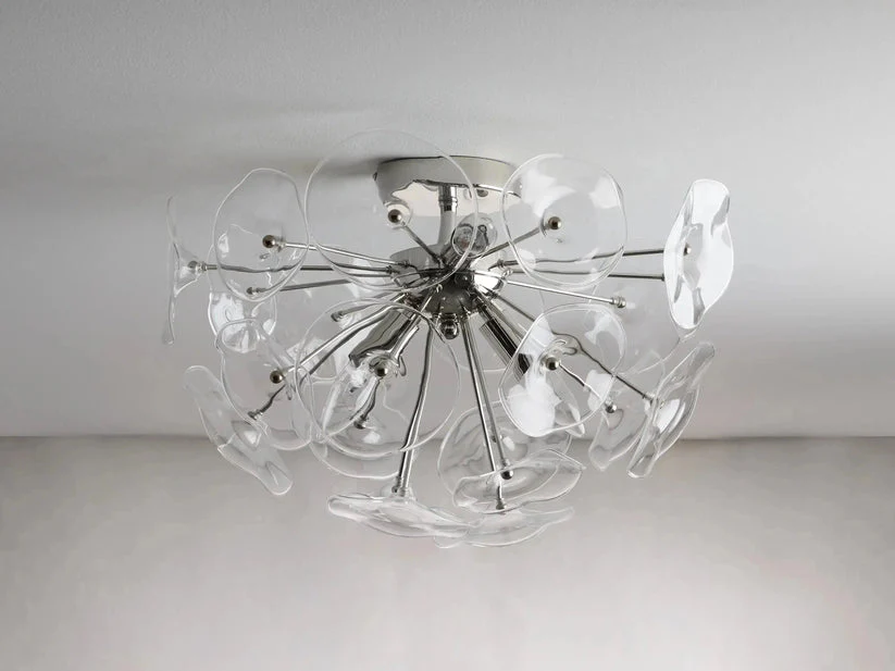 Lily Modern Floral Flush Mount - Image 6