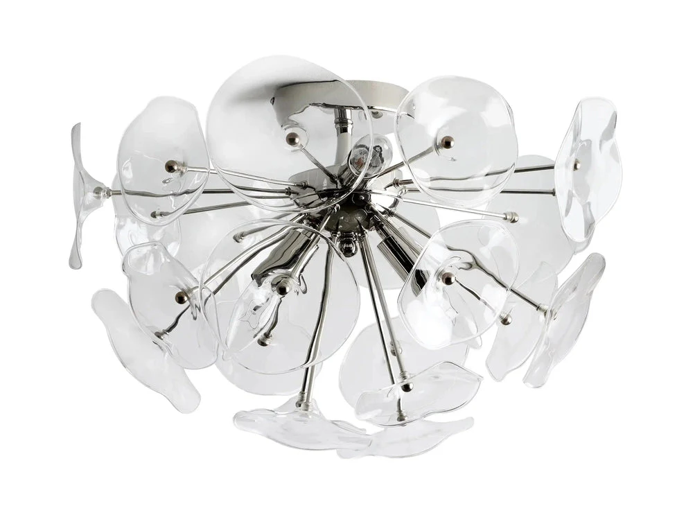 Lily Modern Floral Flush Mount - Image 8