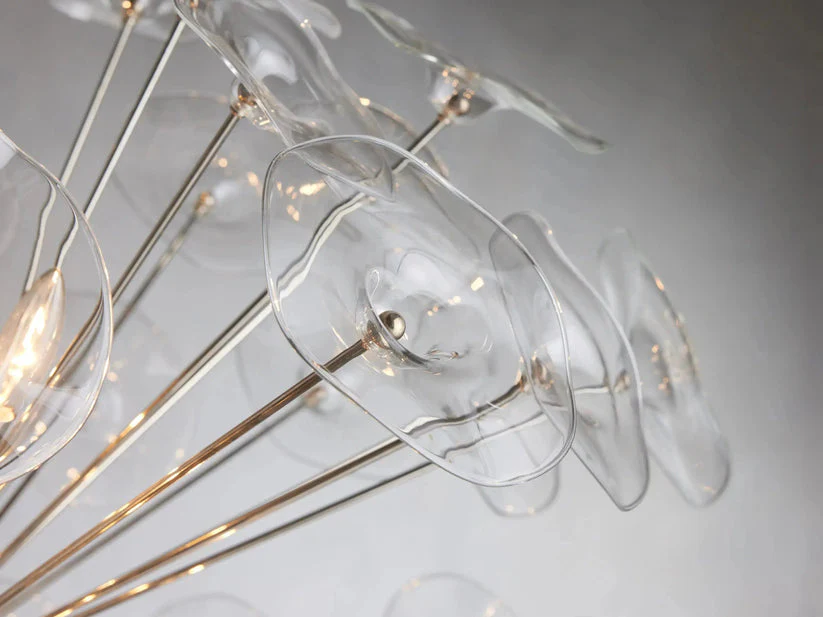 Lily Modern Floral Round Chandelier - Image 8