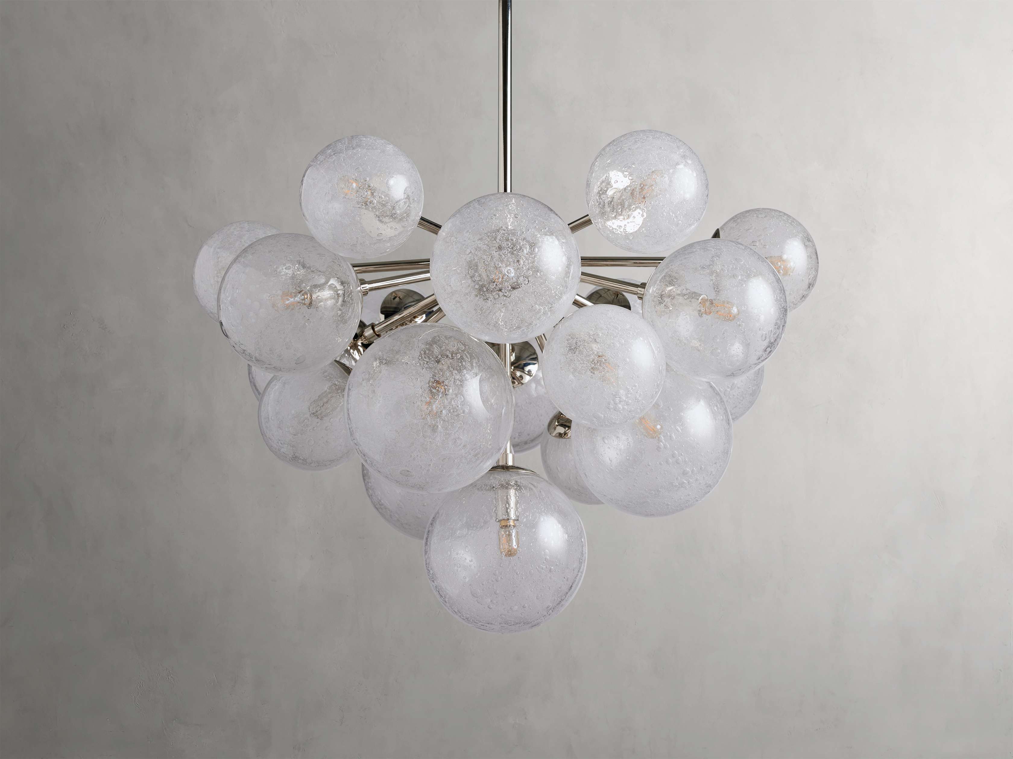 Mandoza Bubble Glass Round Chandelier - Image 12