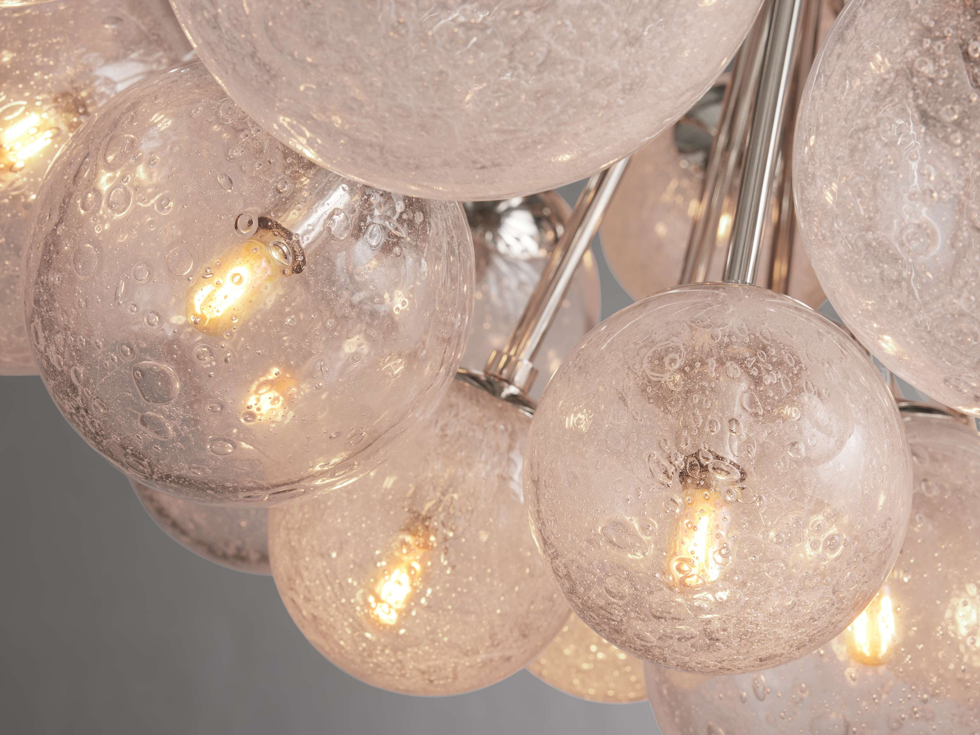 Mandoza Bubble Glass Round Chandelier - Image 28