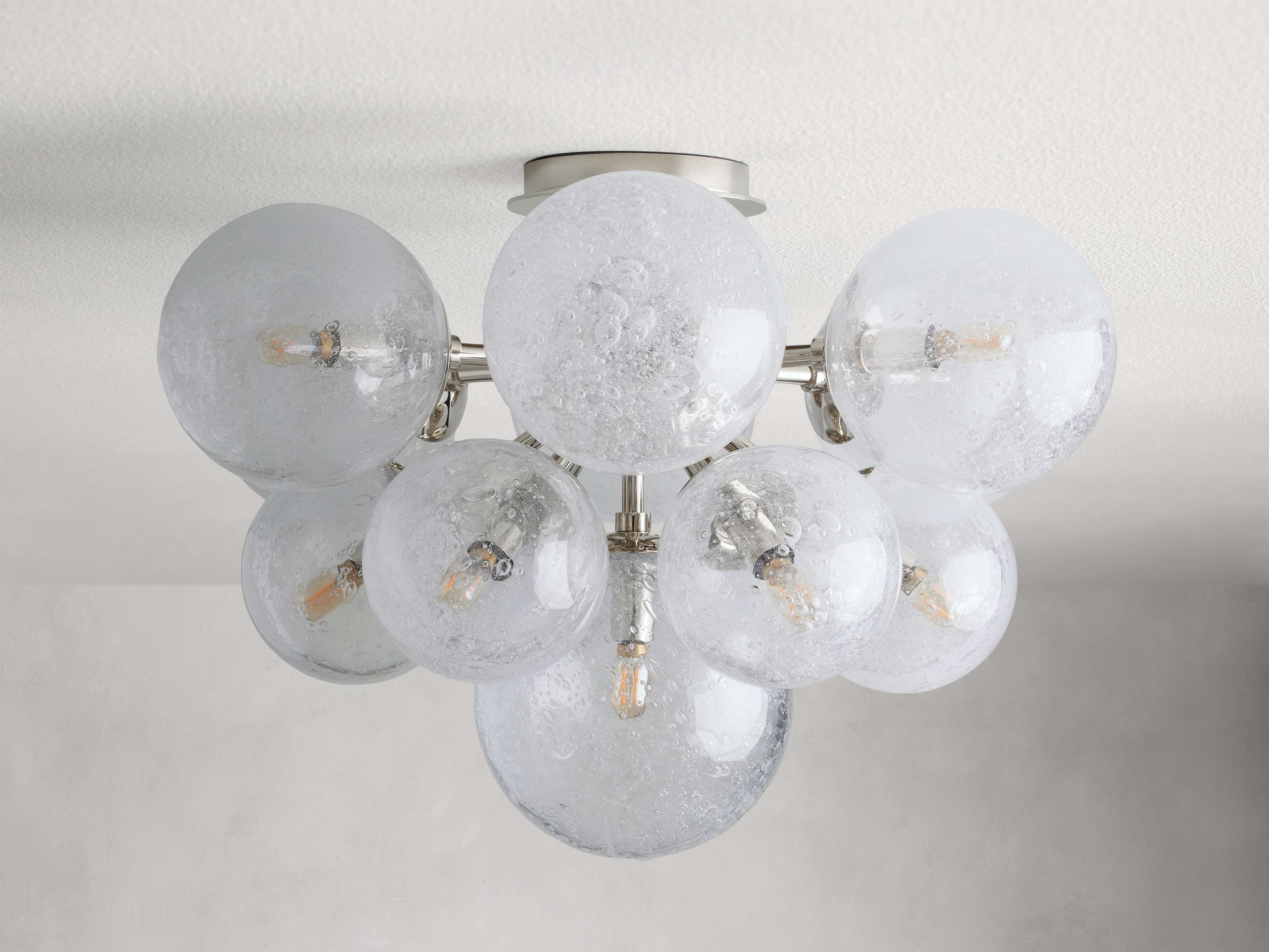 Mandoza Bubble Glass Flush Mount - Image 10