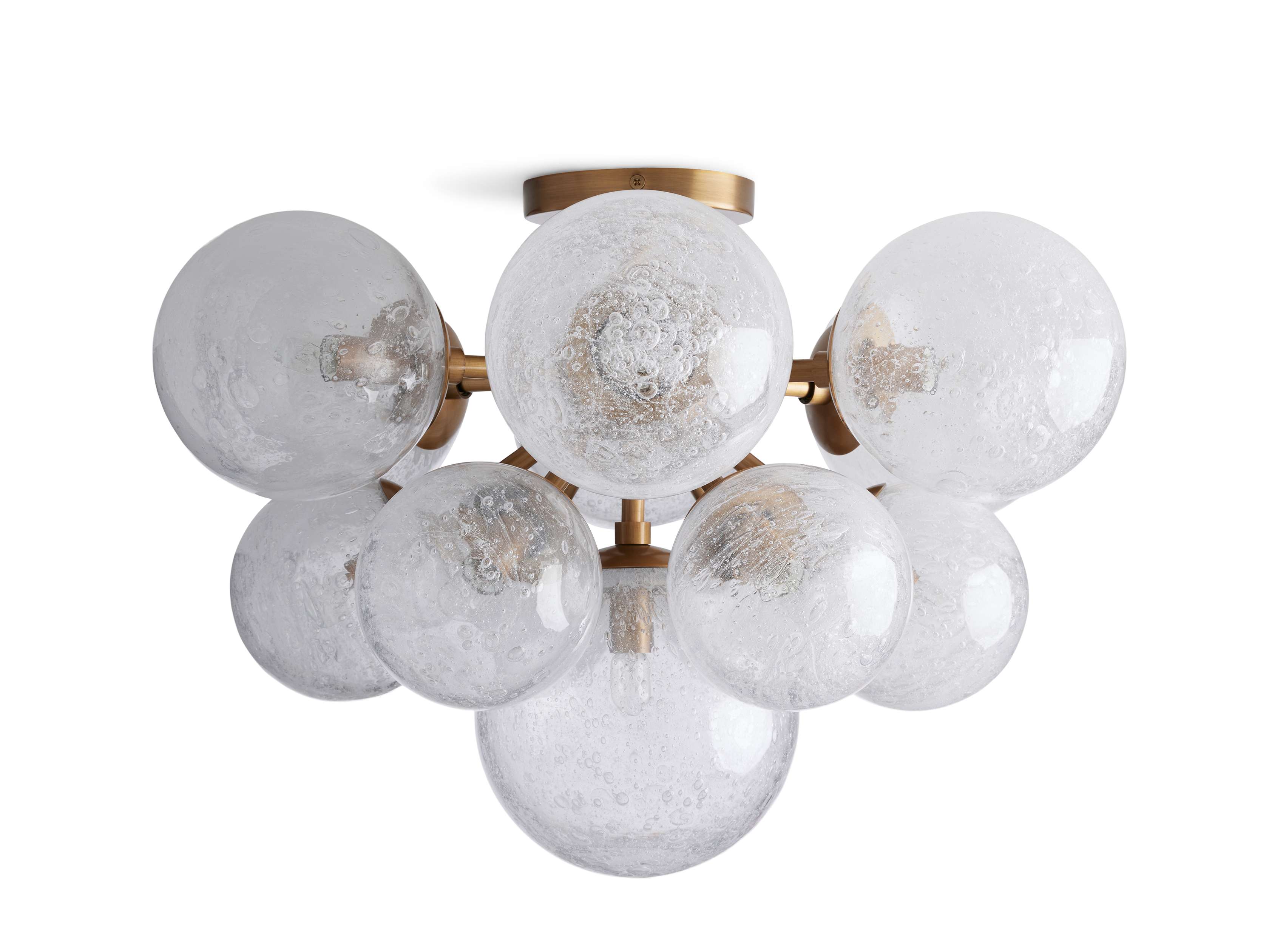 Mandoza Bubble Glass Flush Mount - Image 4