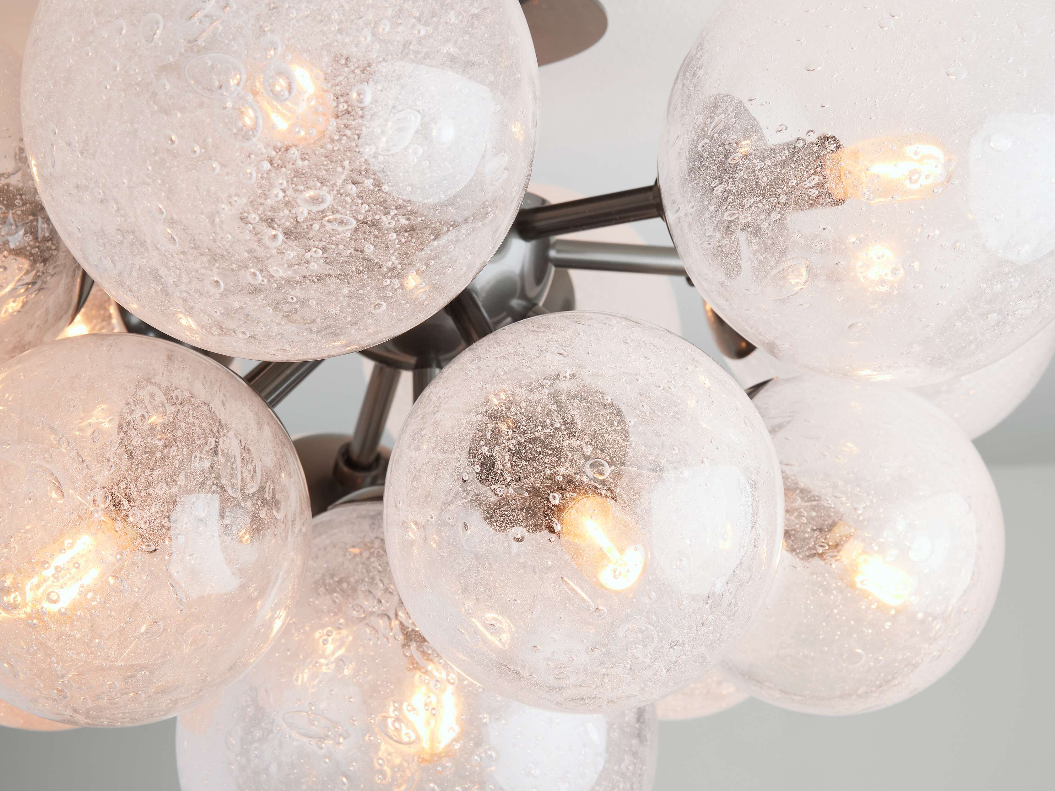 Mandoza Bubble Glass Flush Mount - Image 7