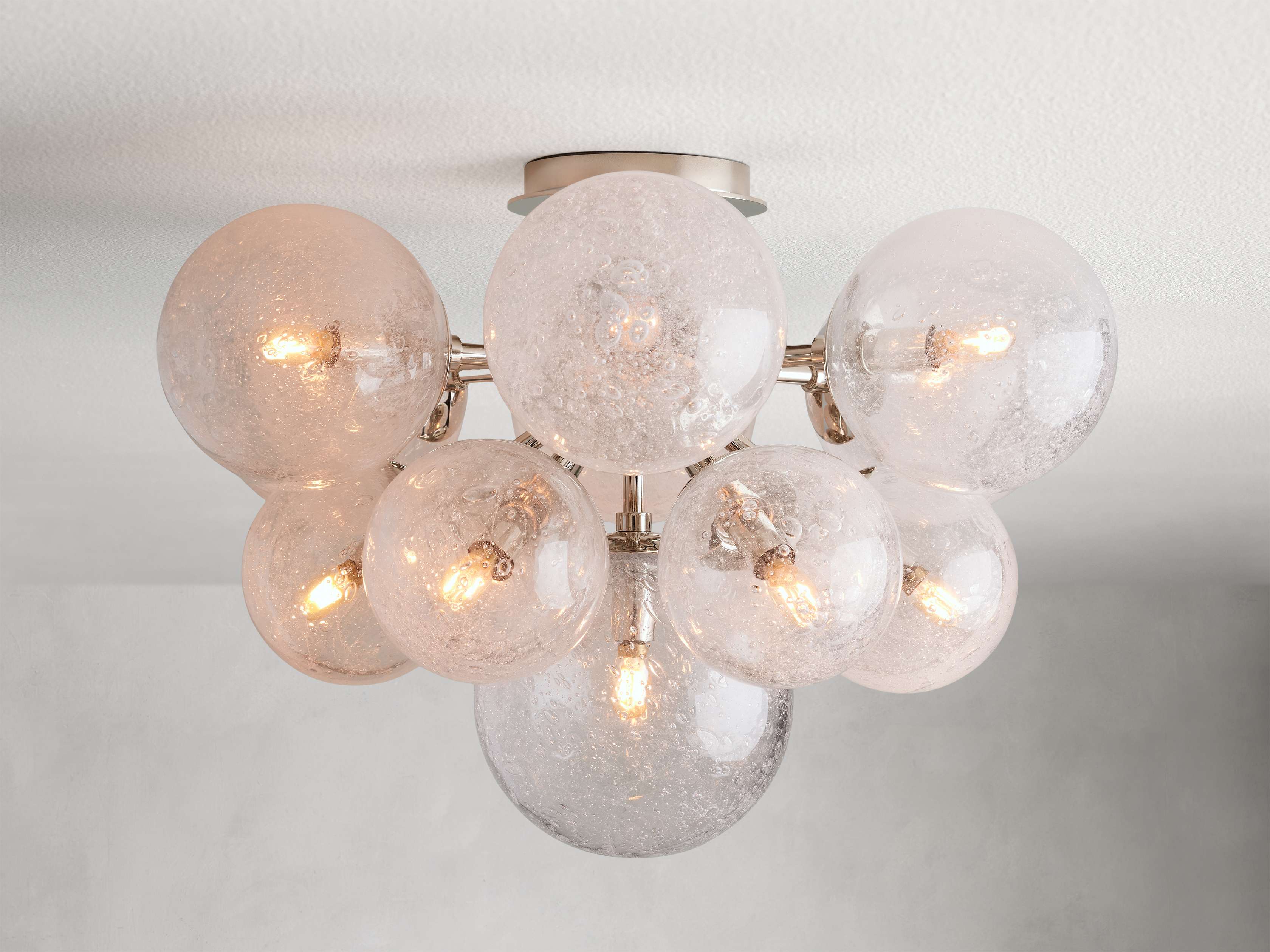 Mandoza Bubble Glass Flush Mount - Image 9