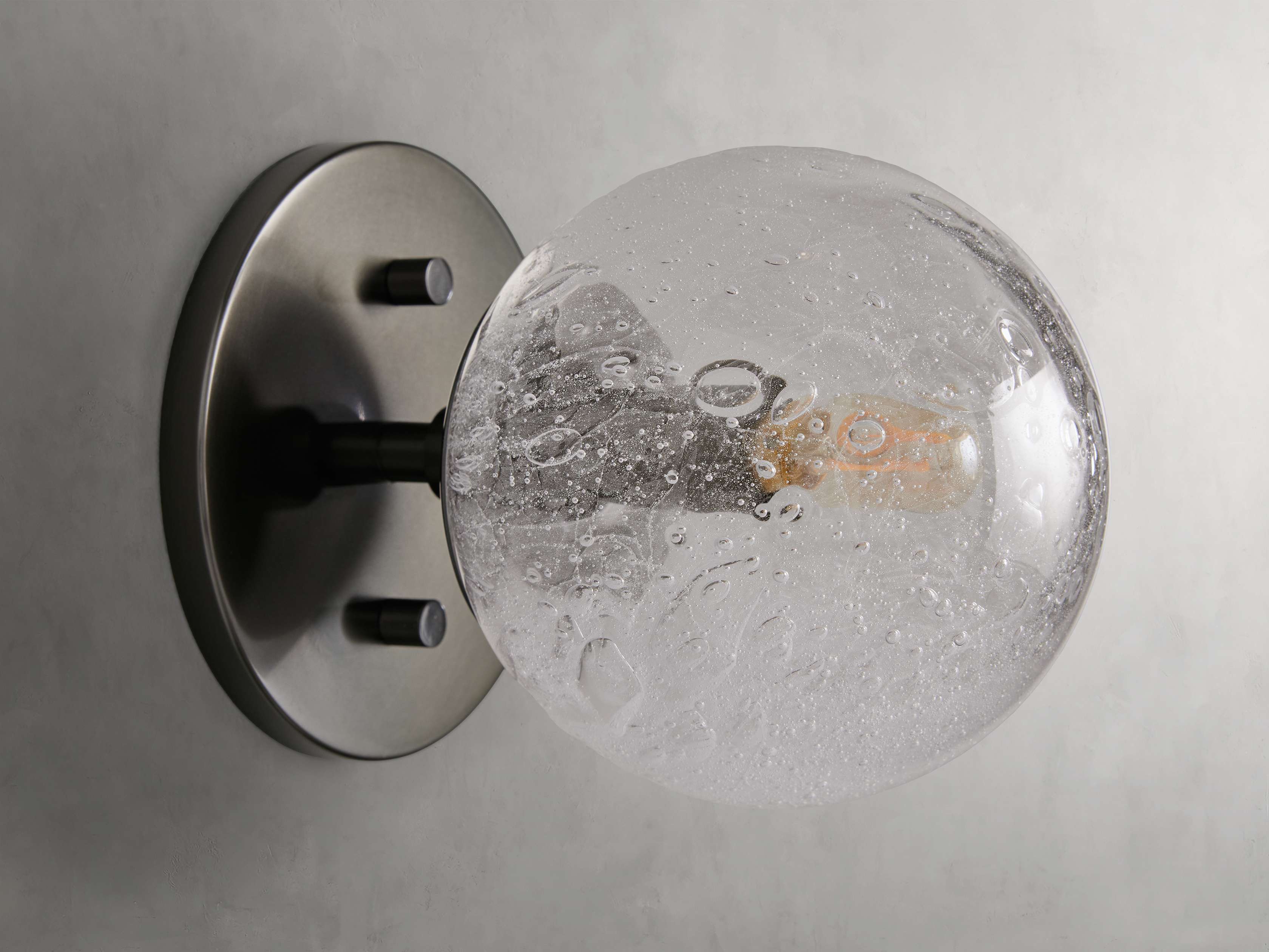 Mandoza Bubble Glass Wall Sconce - Image 6