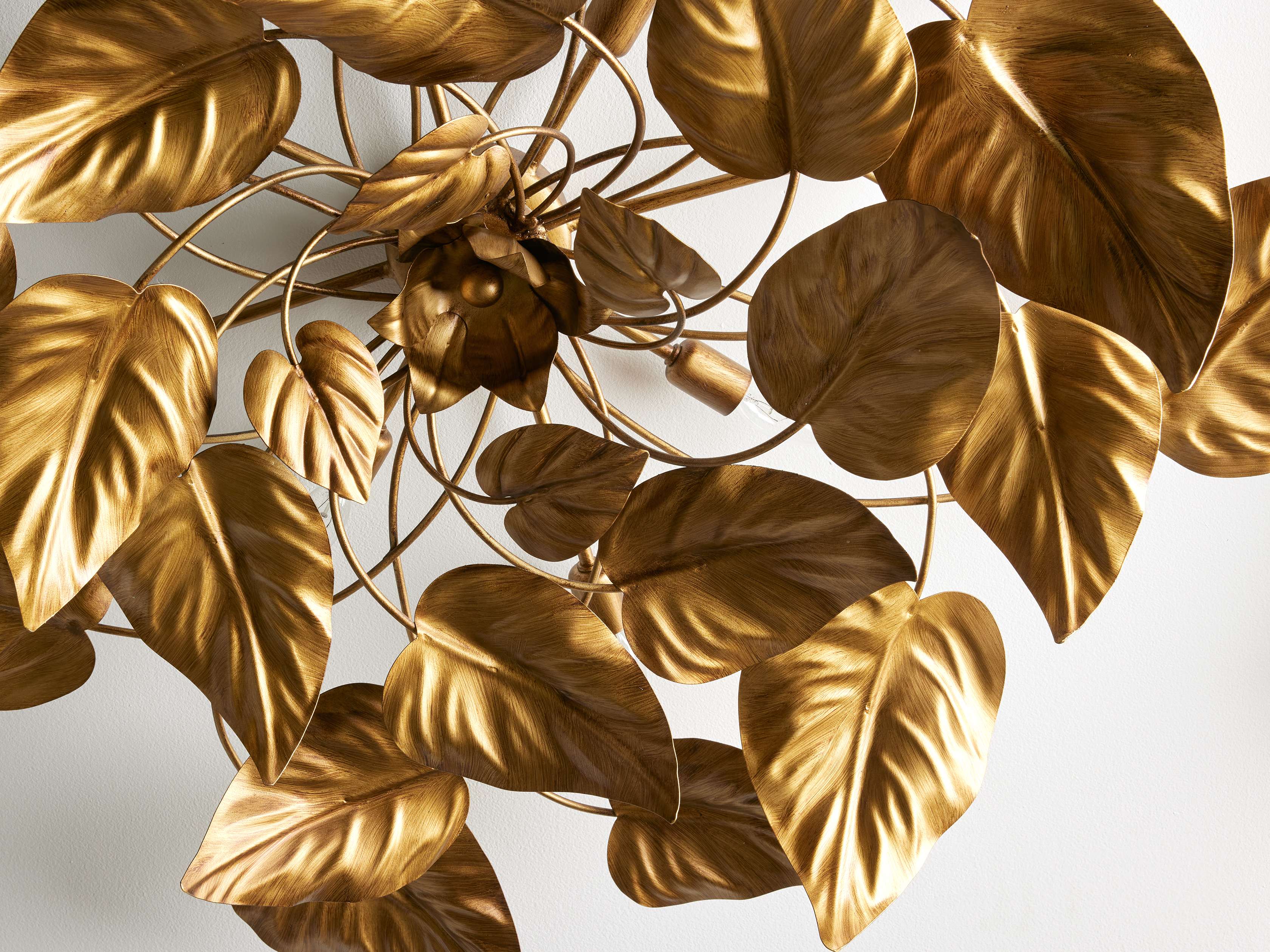 Ninfea Antiqued Leaves Flush Mount - Image 3