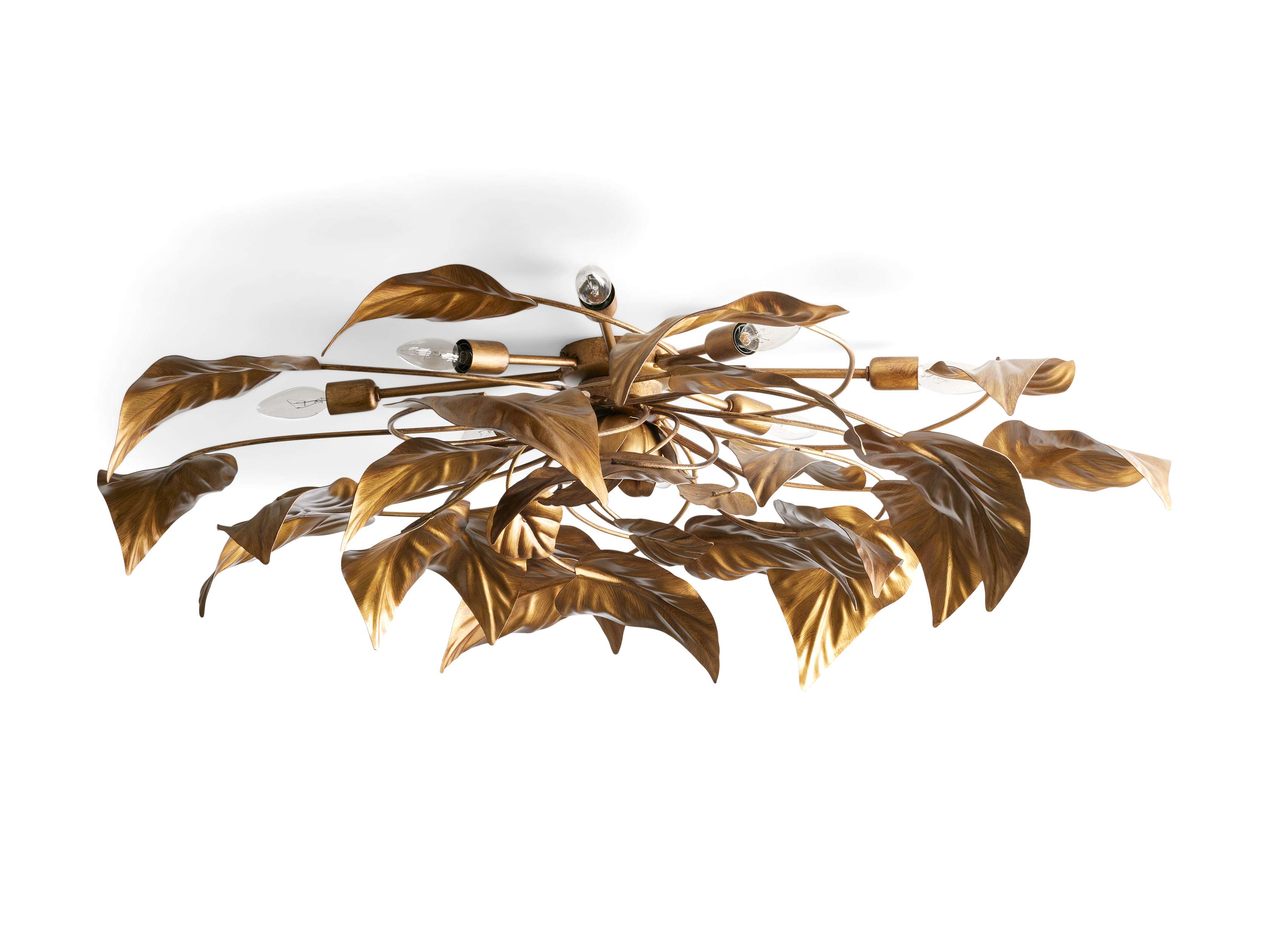 Ninfea Antiqued Leaves Flush Mount - Image 4