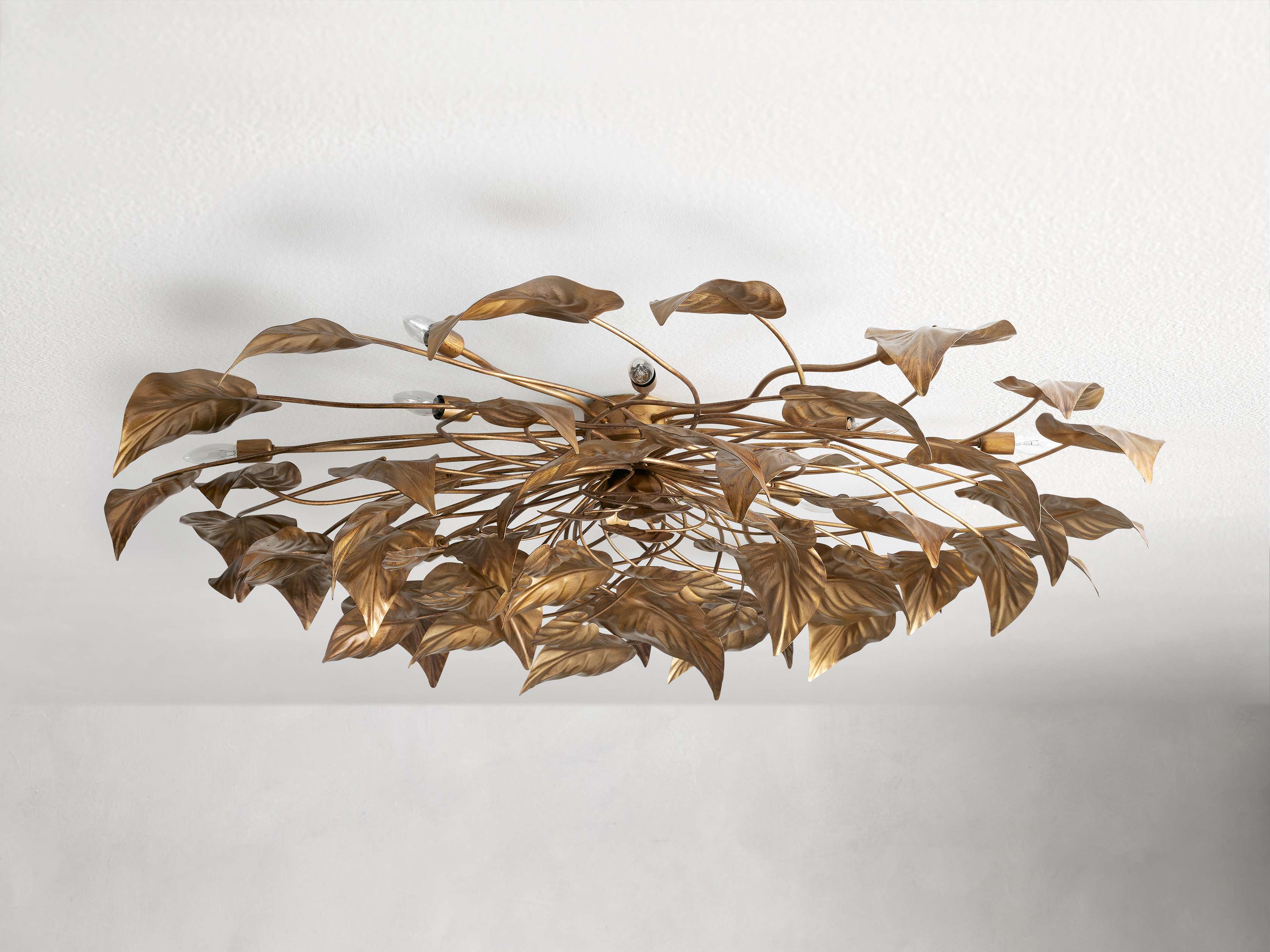 Ninfea Antiqued Leaves Flush Mount - Image 6