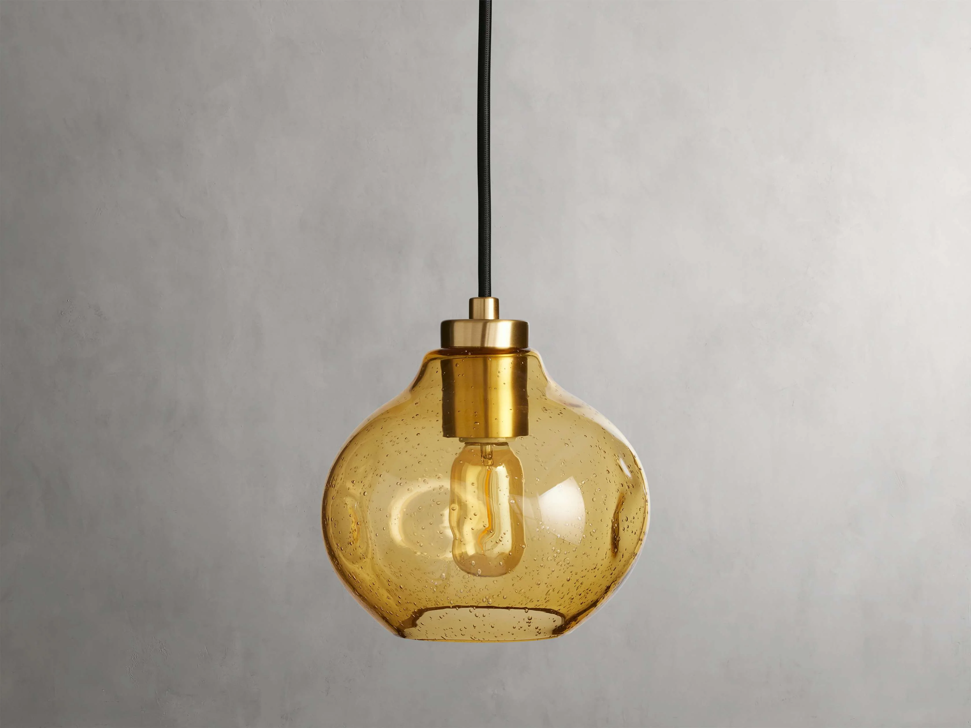 Organic Pebble Glass Pendant Light - Image 6