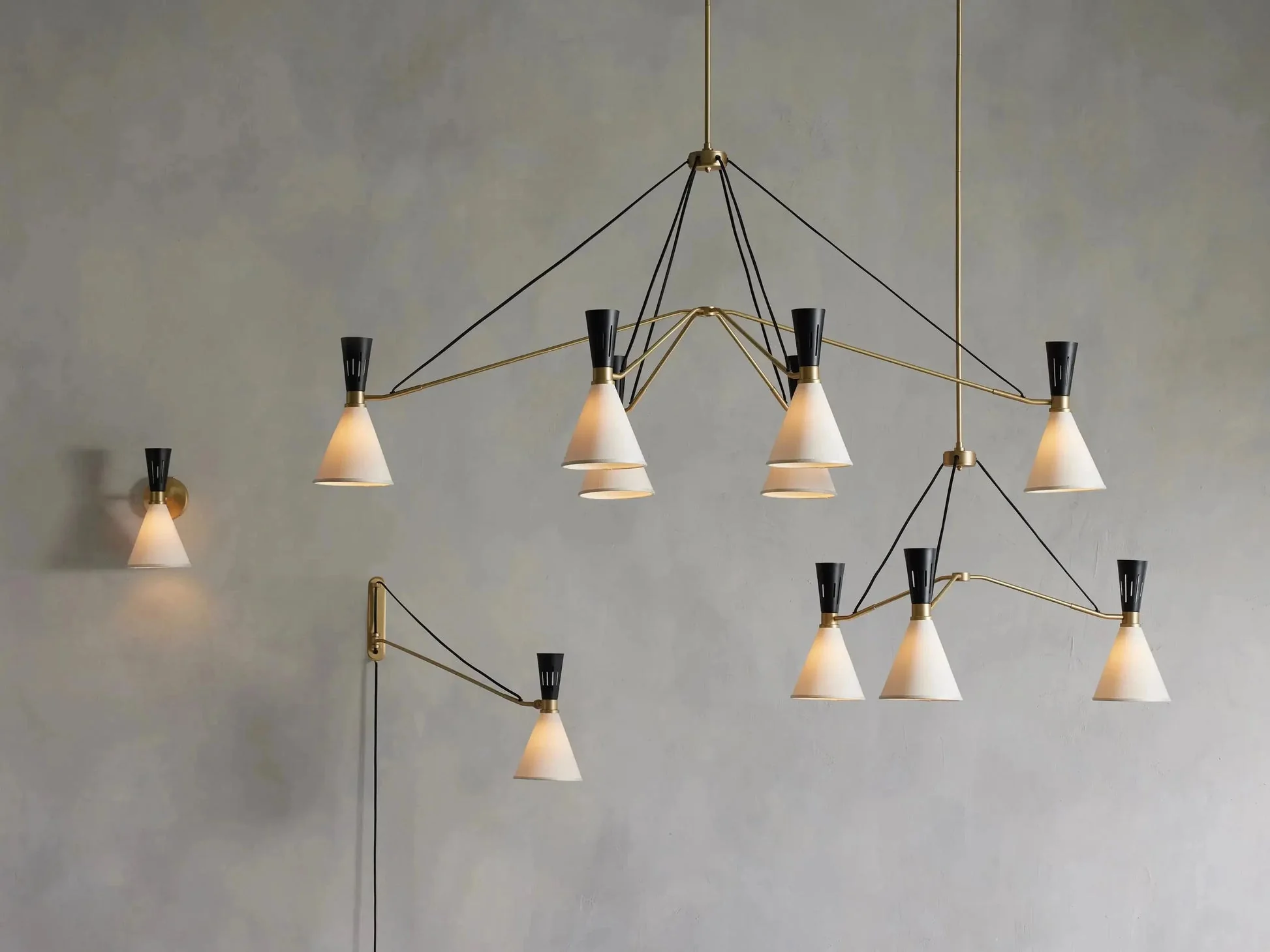 Ramsey Fabric Vintage Wall Light - Image 4