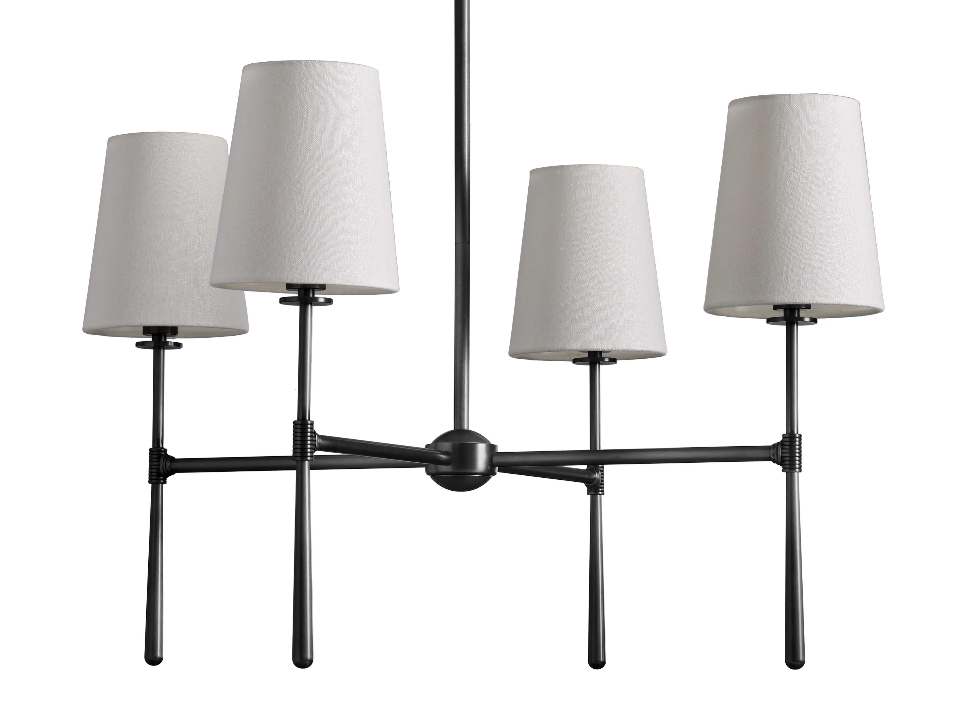 Rhodes Midcentury Torch Round Chandelier - Image 10