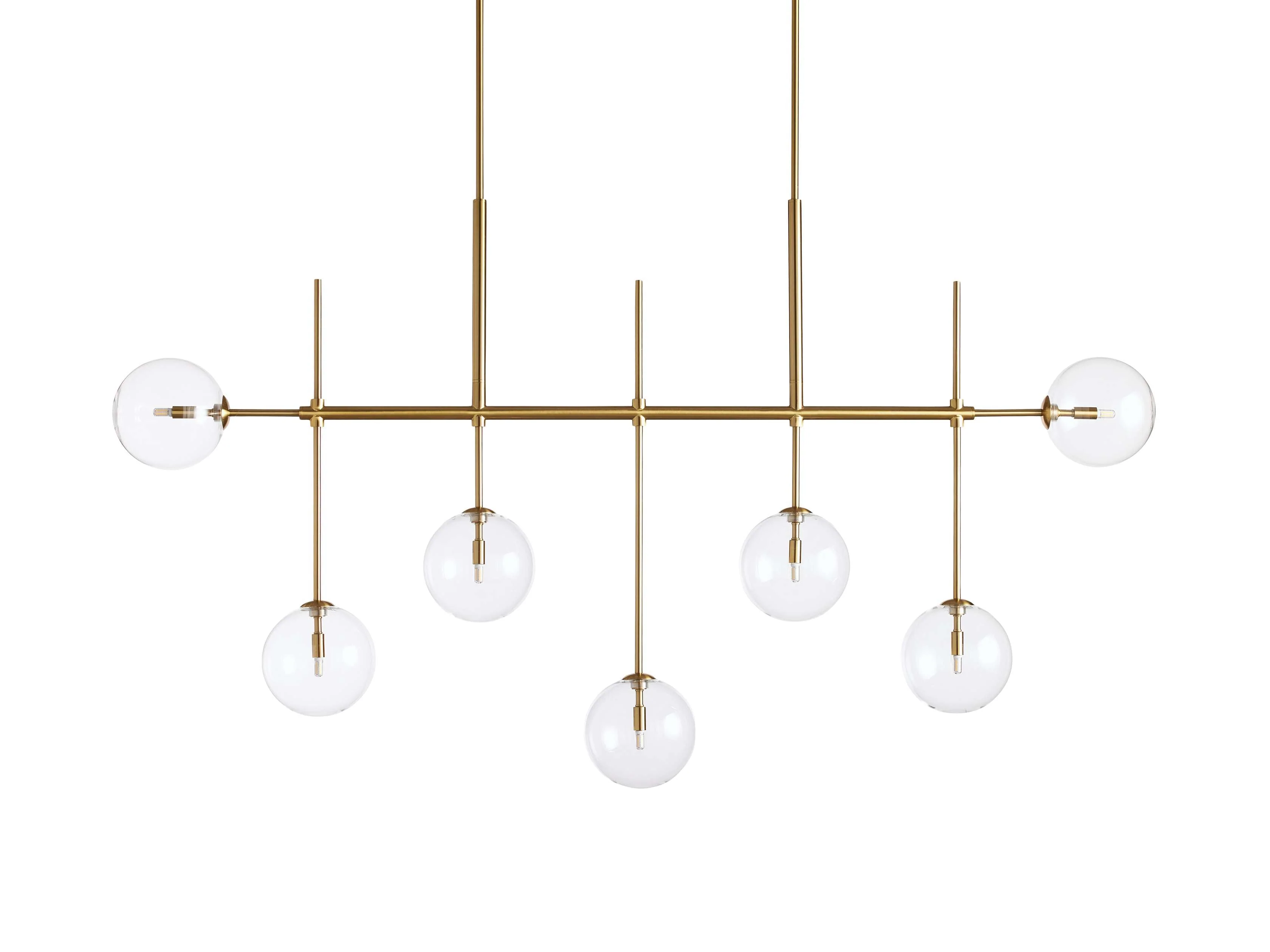 Roscoe Handblown Globe Linear Chandelier - Image 15