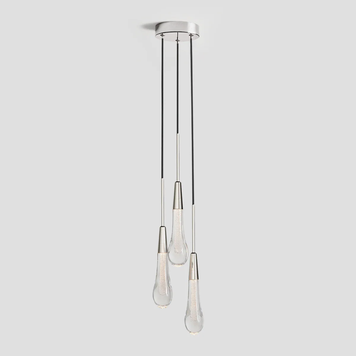 Soltaire Raindrop Crystal Cluster Pendant Light - Image 20