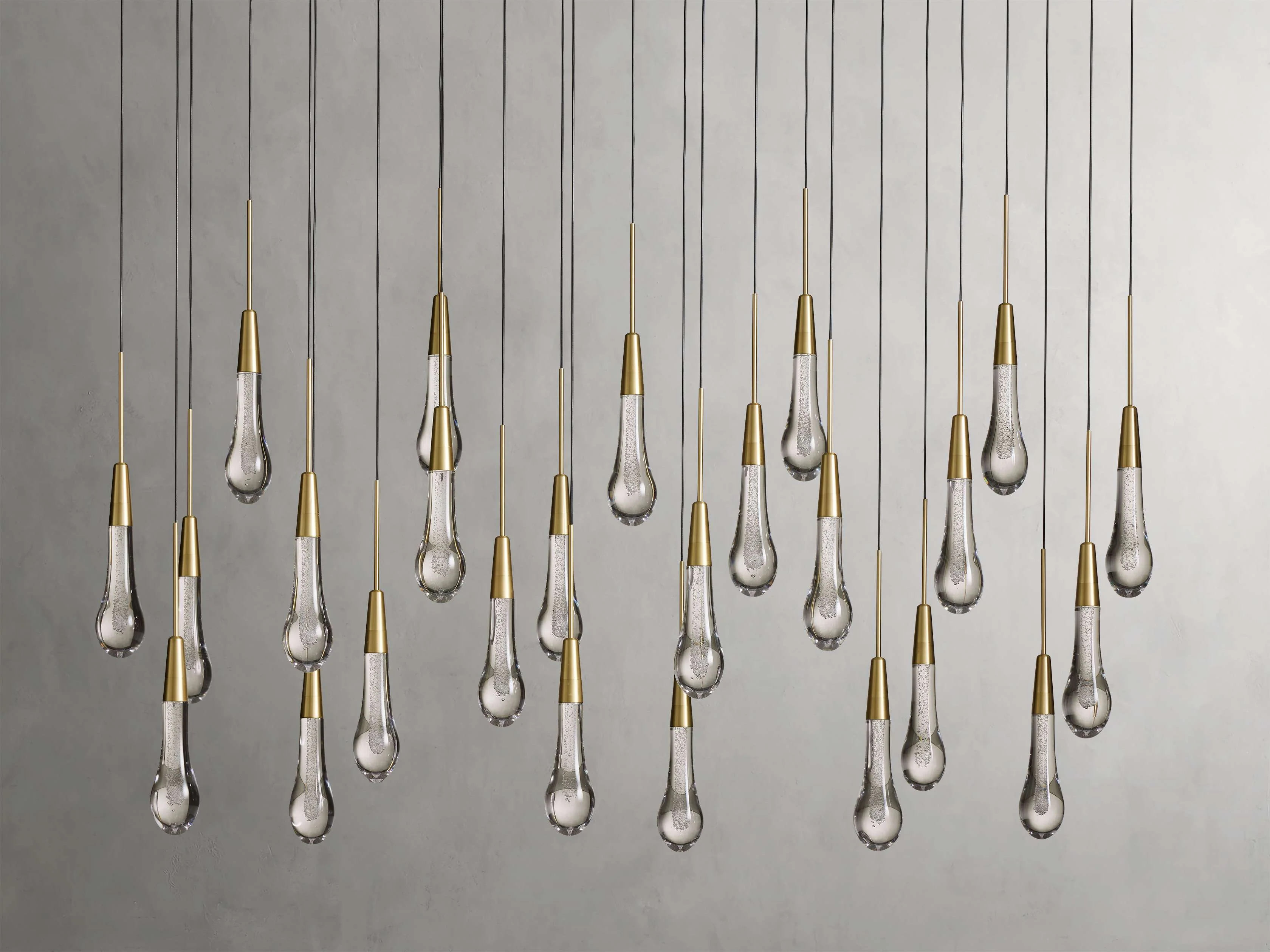 Soltaire Raindrop Crystal Linear Chandelier - Image 22