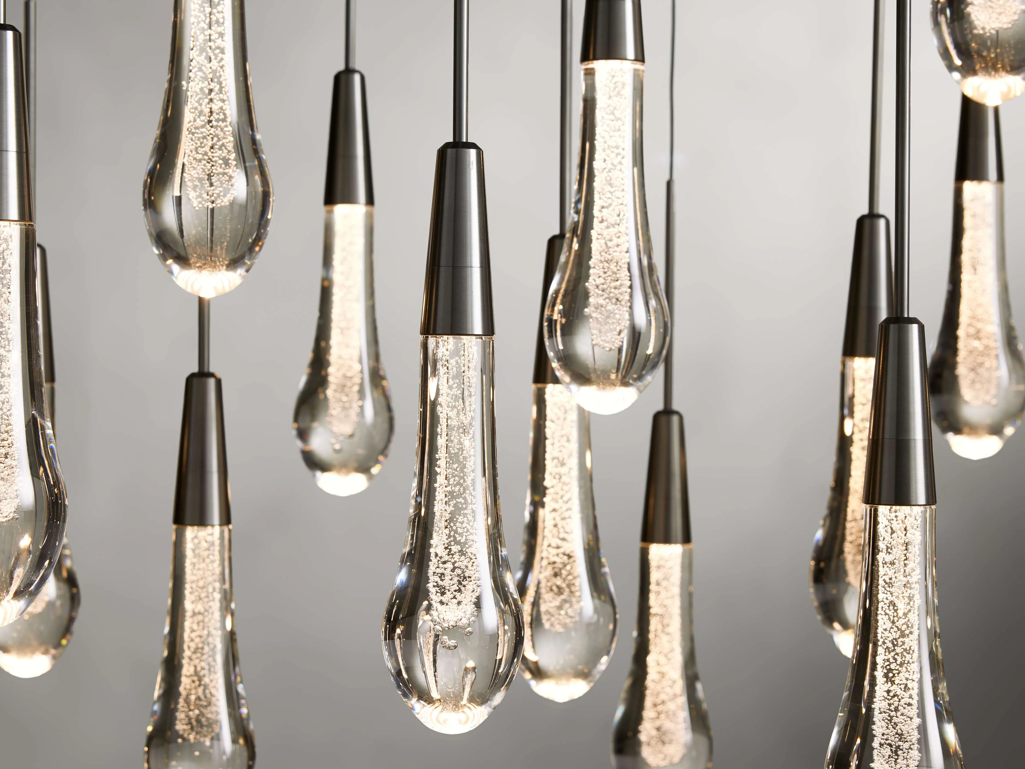 Soltaire Raindrop Crystal Linear Chandelier - Image 29