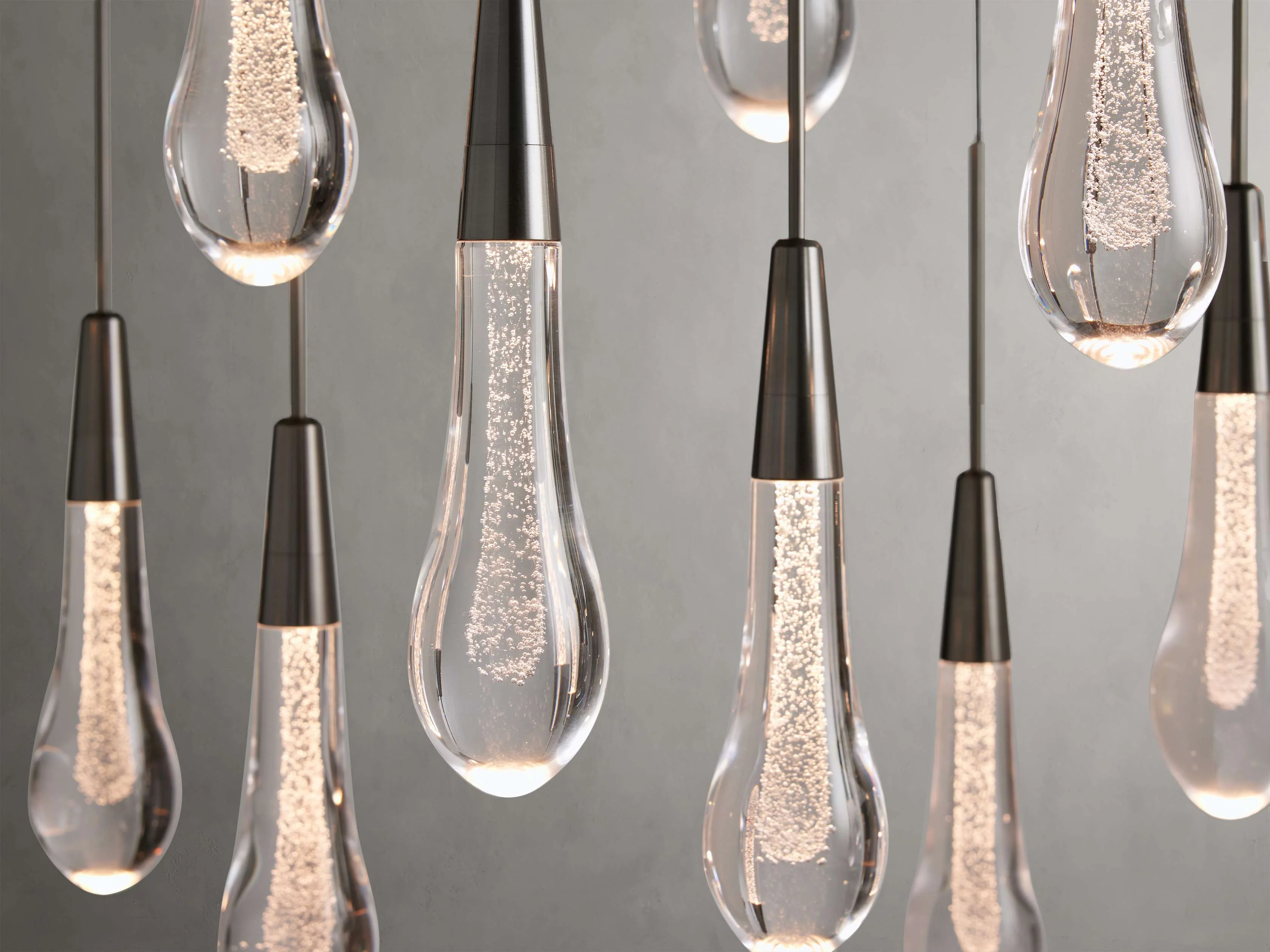 Soltaire Raindrop Crystal Linear Chandelier - Image 47