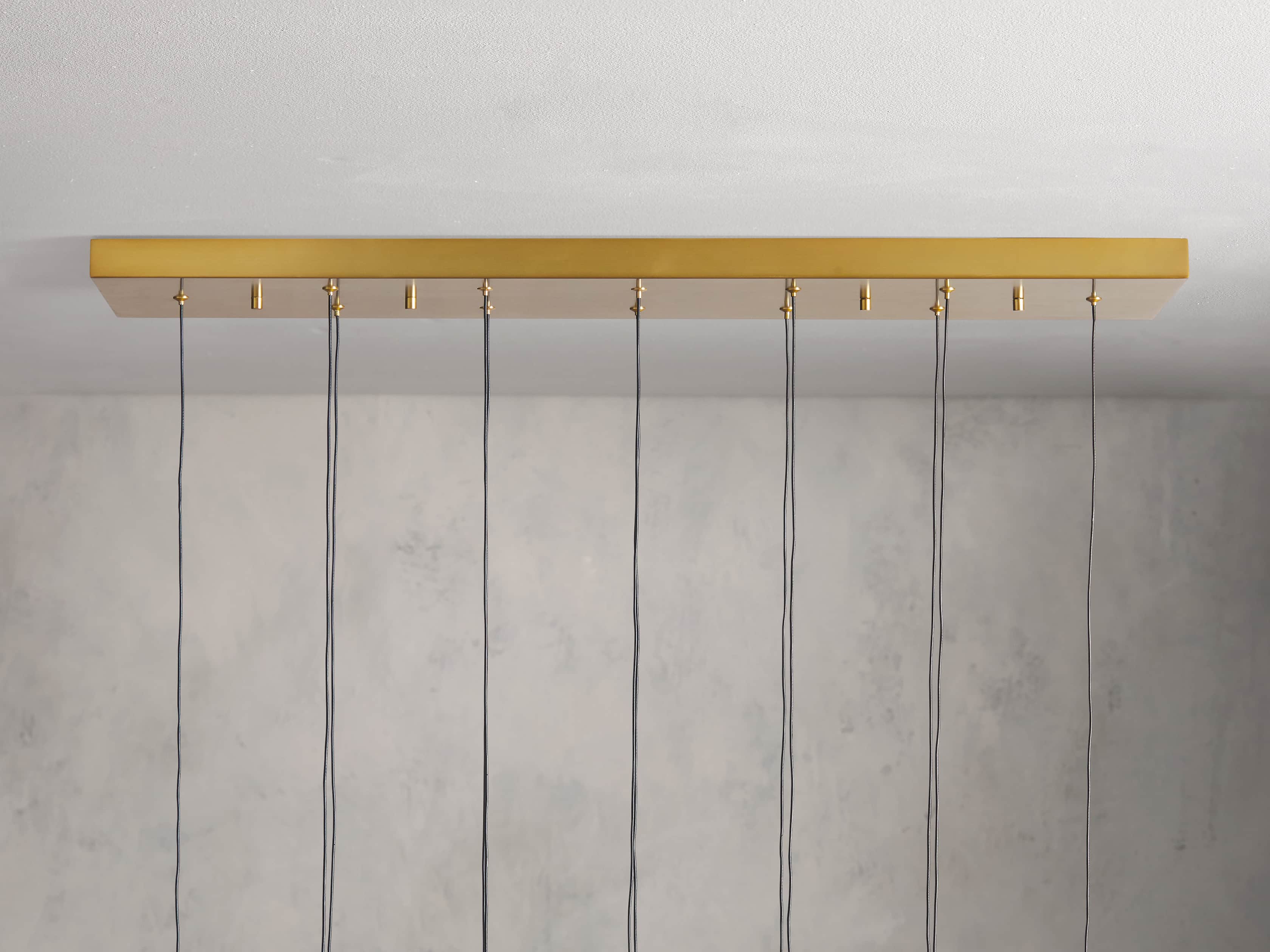 Soltaire Raindrop Crystal Linear Chandelier - Image 6