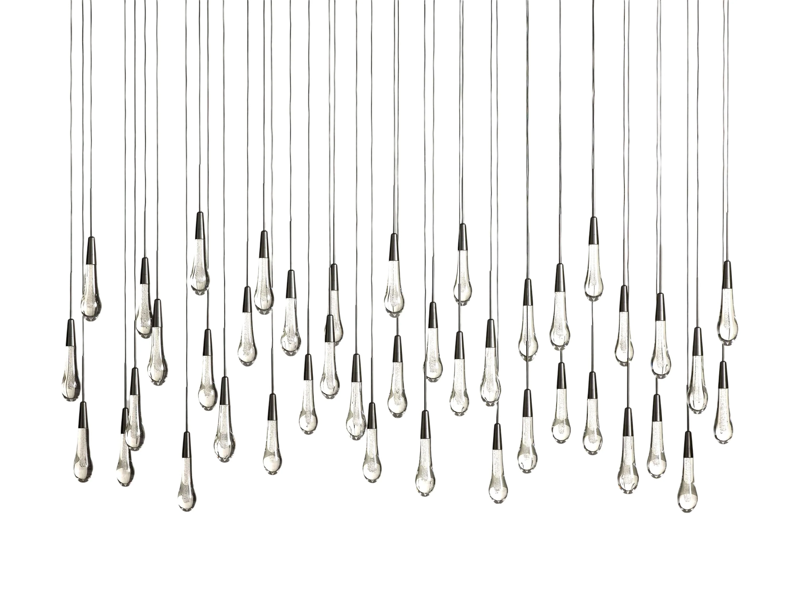 Soltaire Raindrop Crystal Linear Chandelier - Image 68