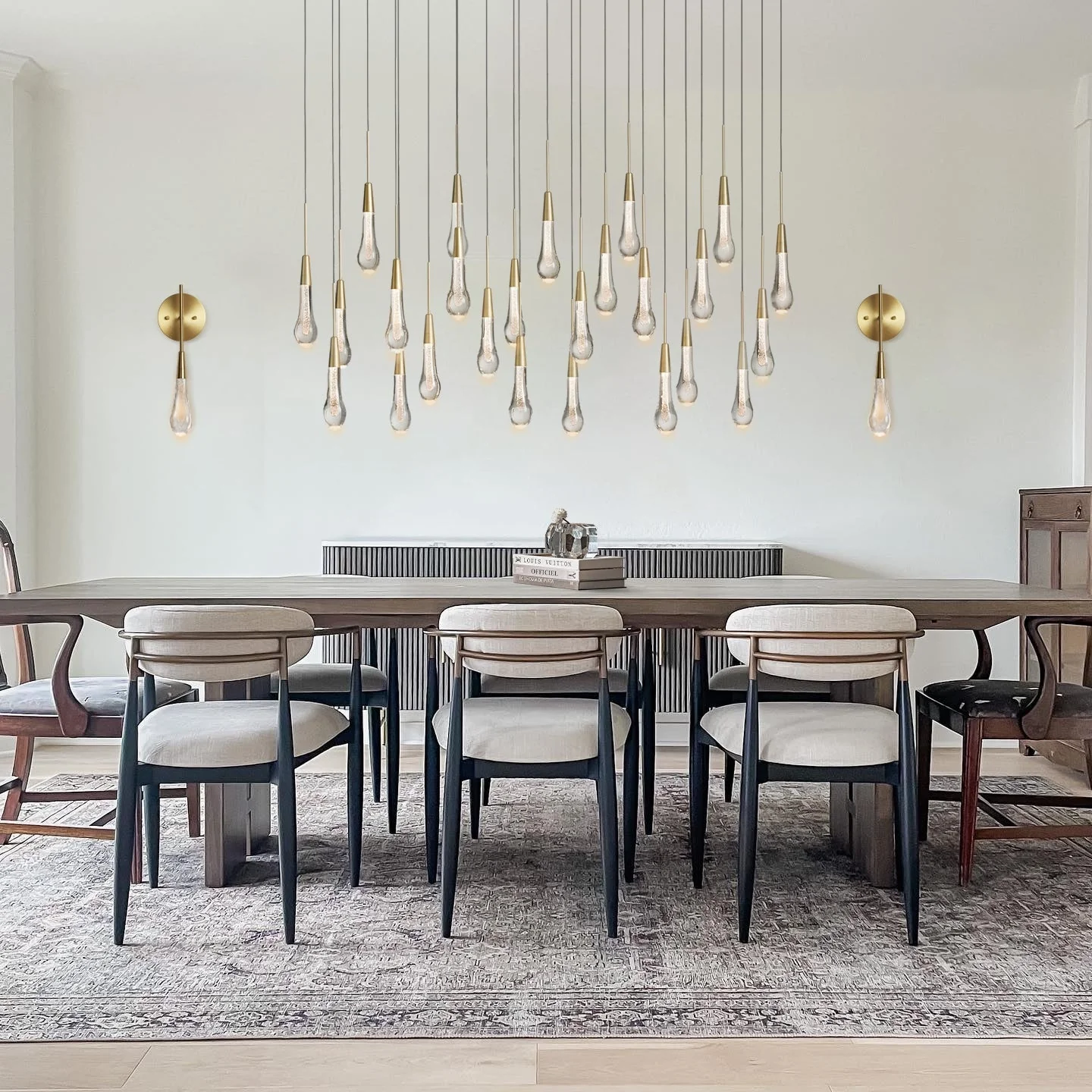 Soltaire Raindrop Crystal Linear Chandelier - Image 78