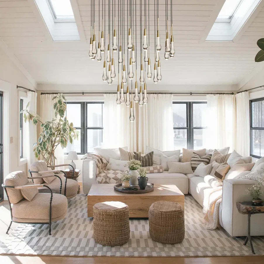 Soltaire Raindrop Crystal Round Chandelier - Image 77
