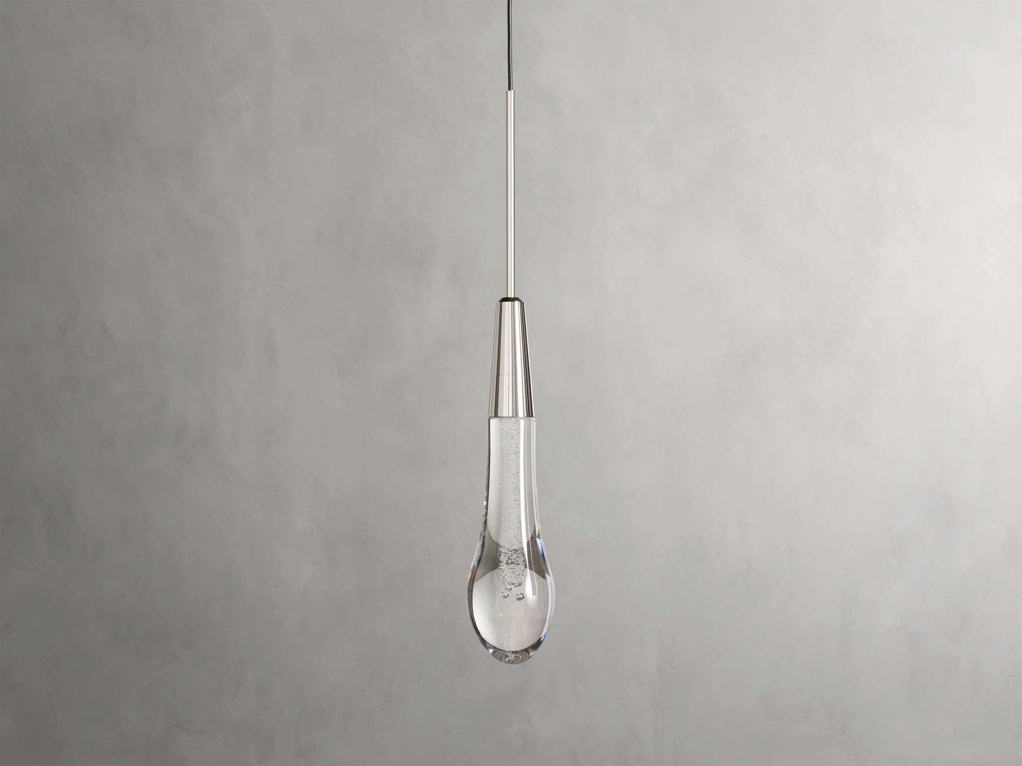 Soltaire Raindrop Crystal Single Pendant Light - Image 13