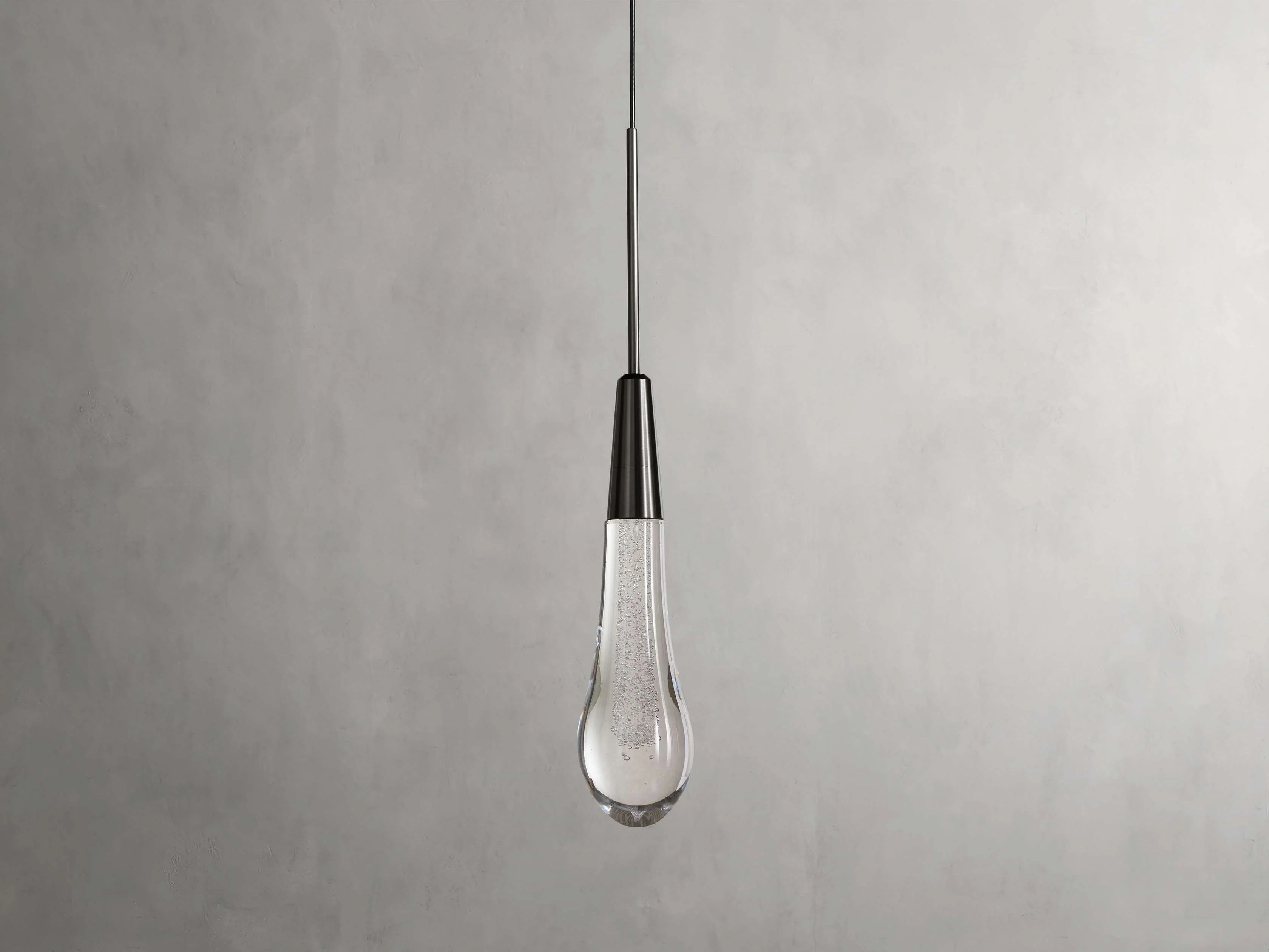 Soltaire Raindrop Crystal Single Pendant Light - Image 8