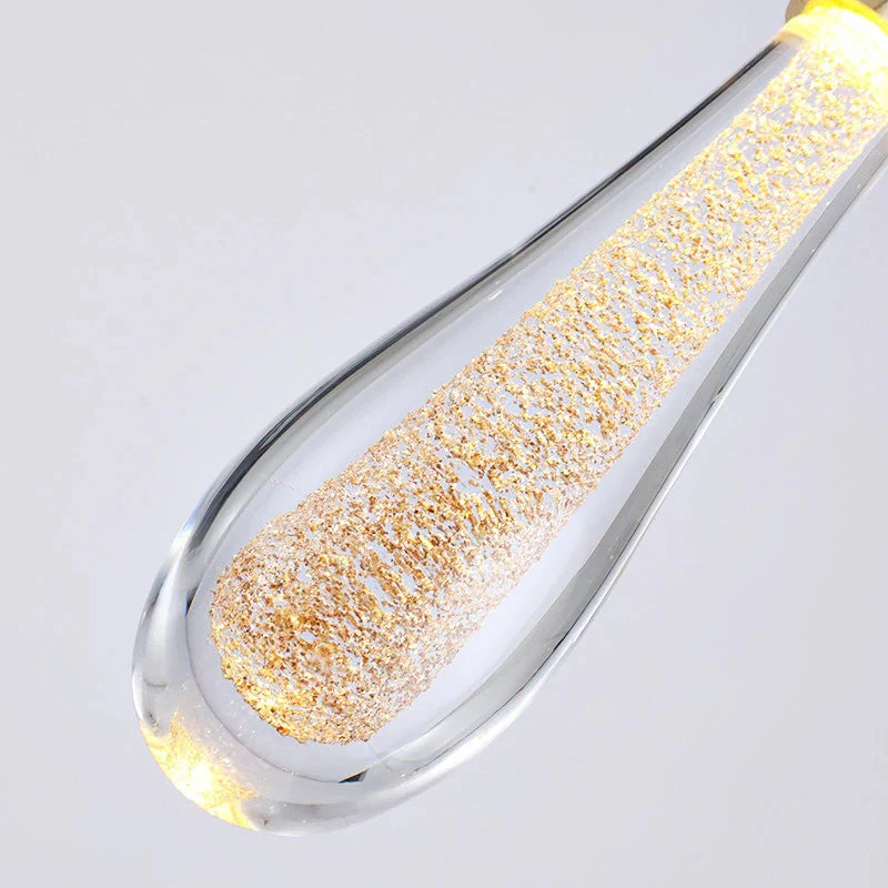 Soltaire Raindrop Glass Cord Wall Sconce - Image 4