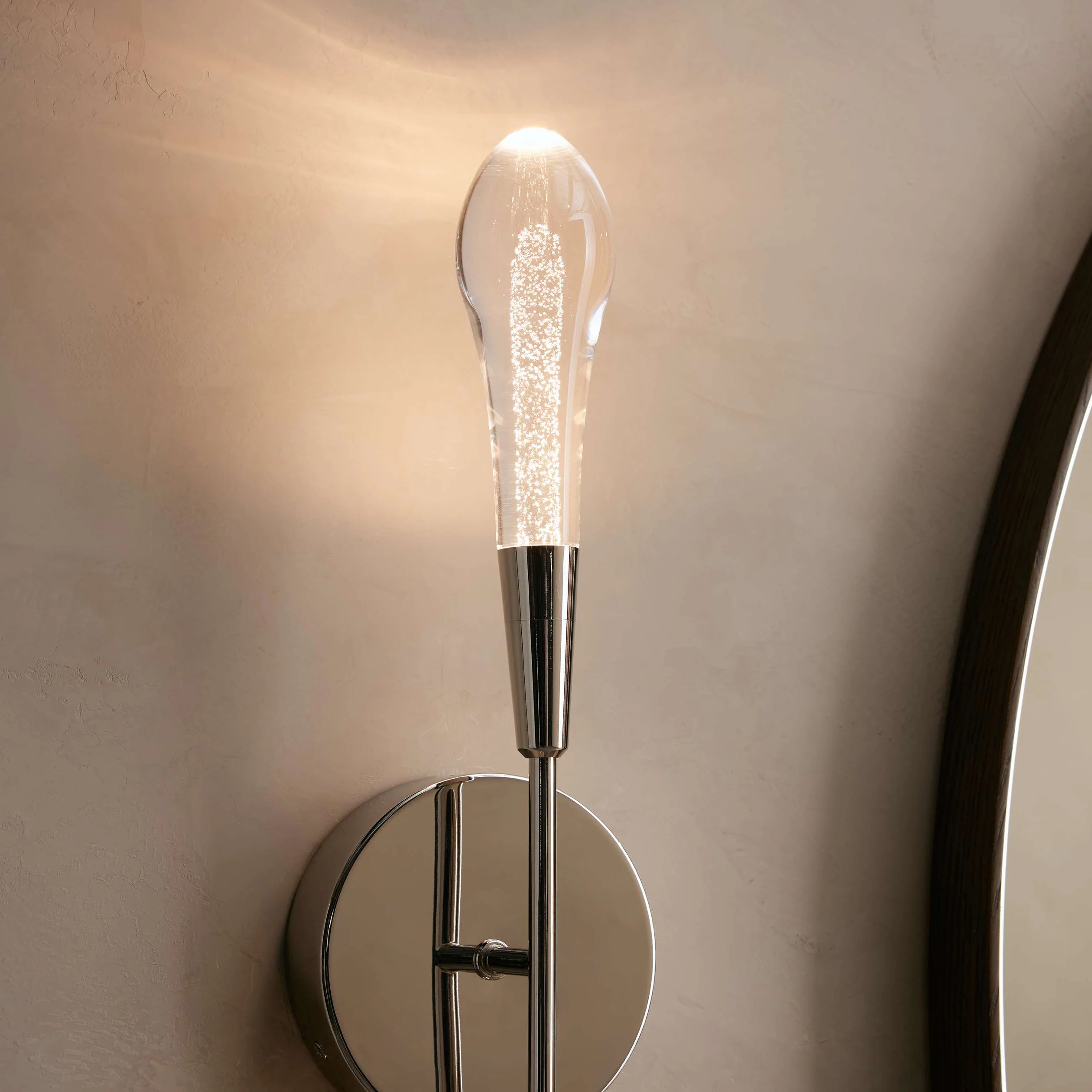 Soltaire Raindrop Glass Wall Sconce - Image 26