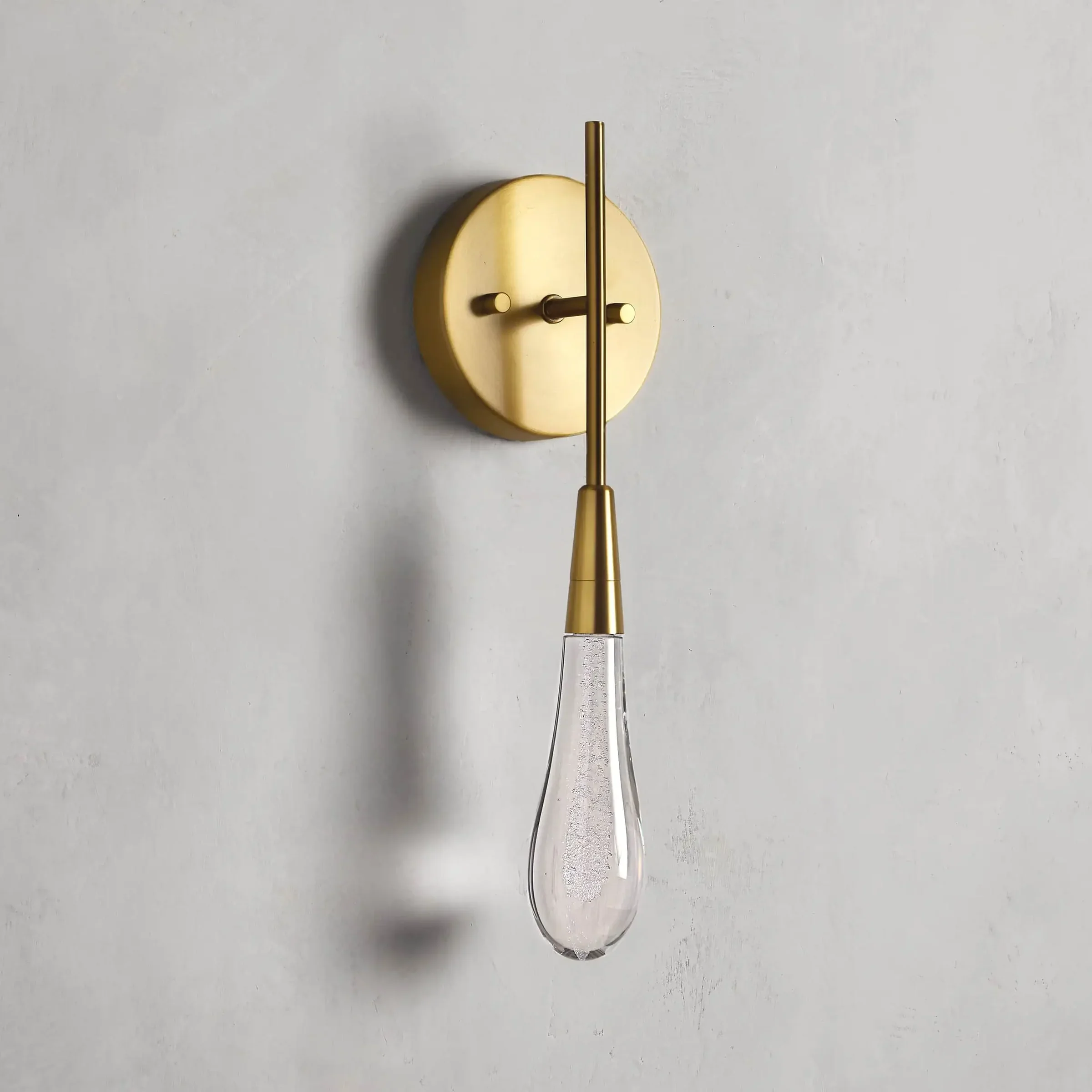 Soltaire Raindrop Glass Wall Sconce - Image 8